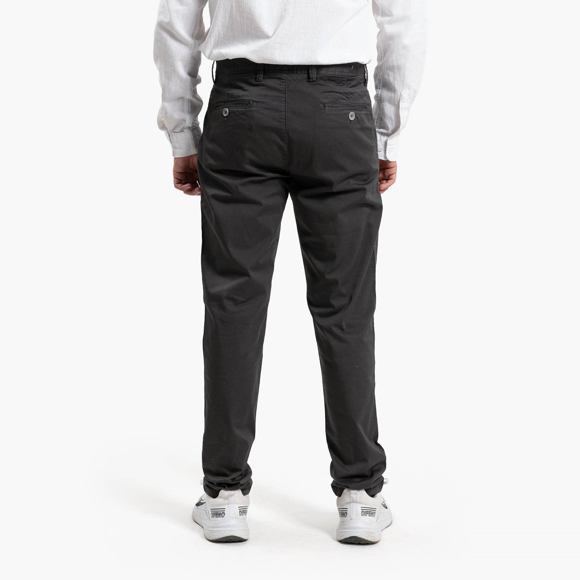 Men's Dark Gray Classic Trousers By WECRE8