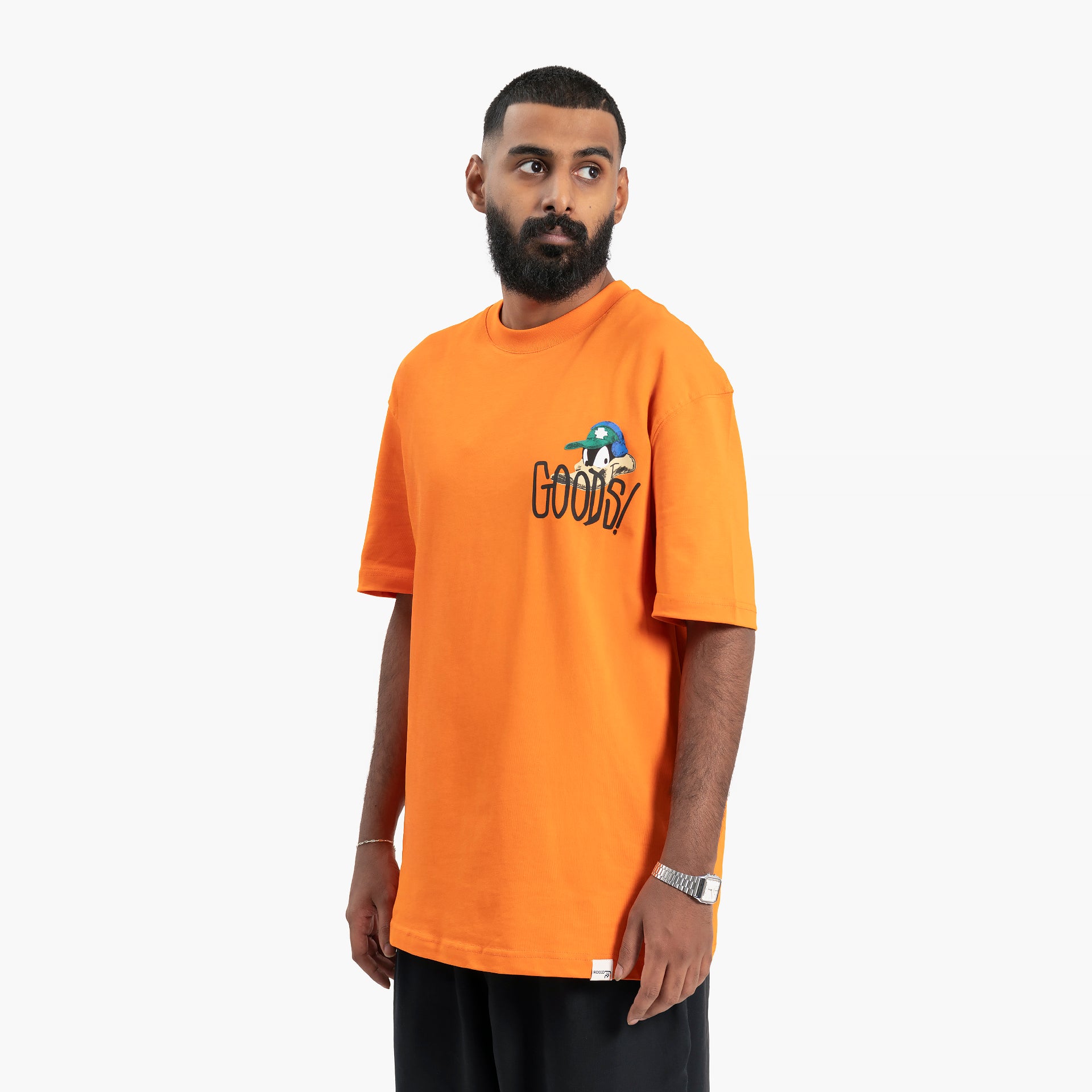 Men's Orange Goods T-shirt by WECRE8