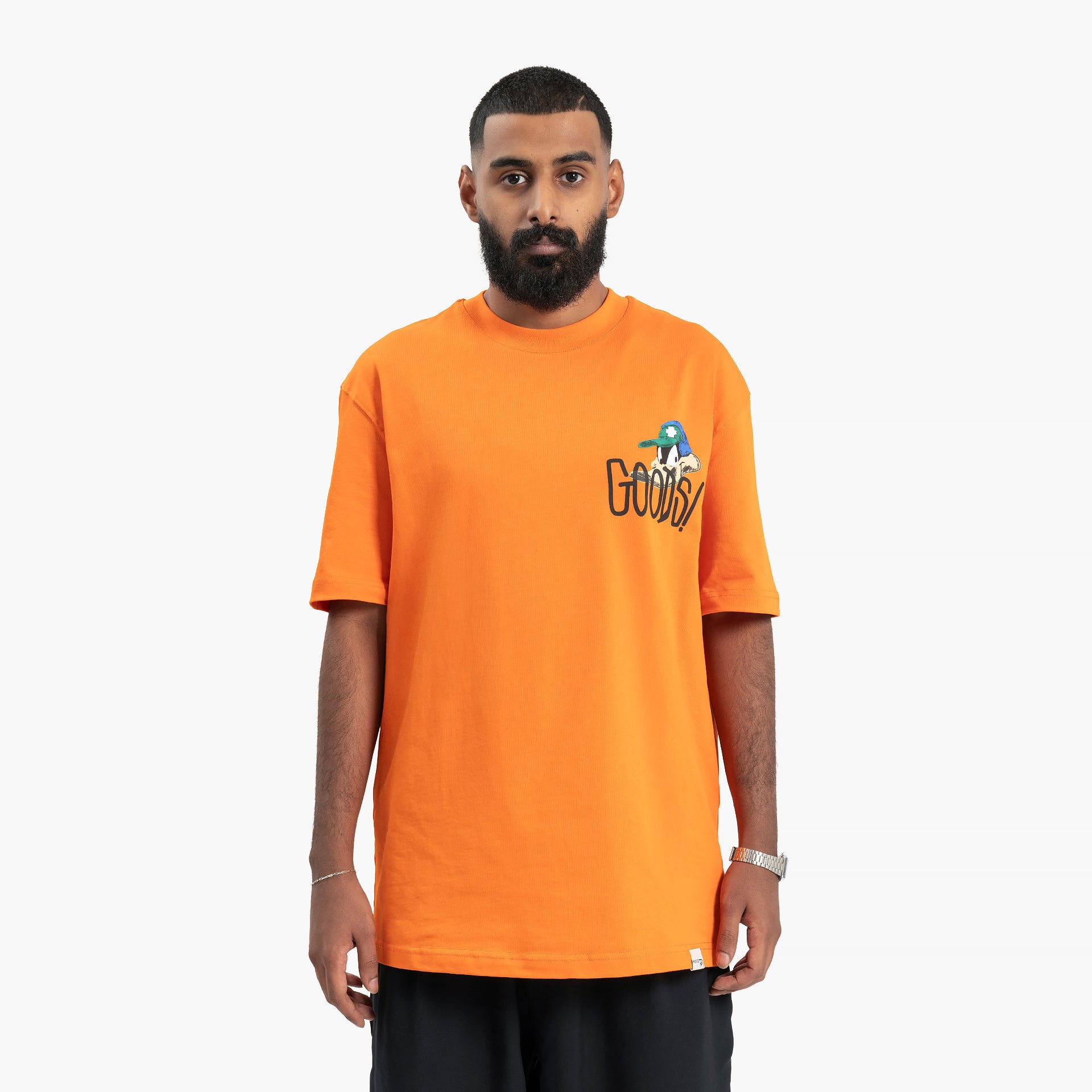 Men's Orange Goods T-shirt by WECRE8