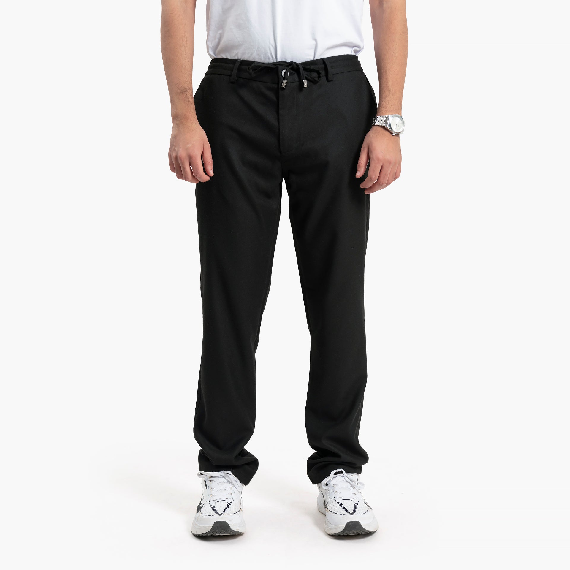 Men Black Trousers by WECRE8