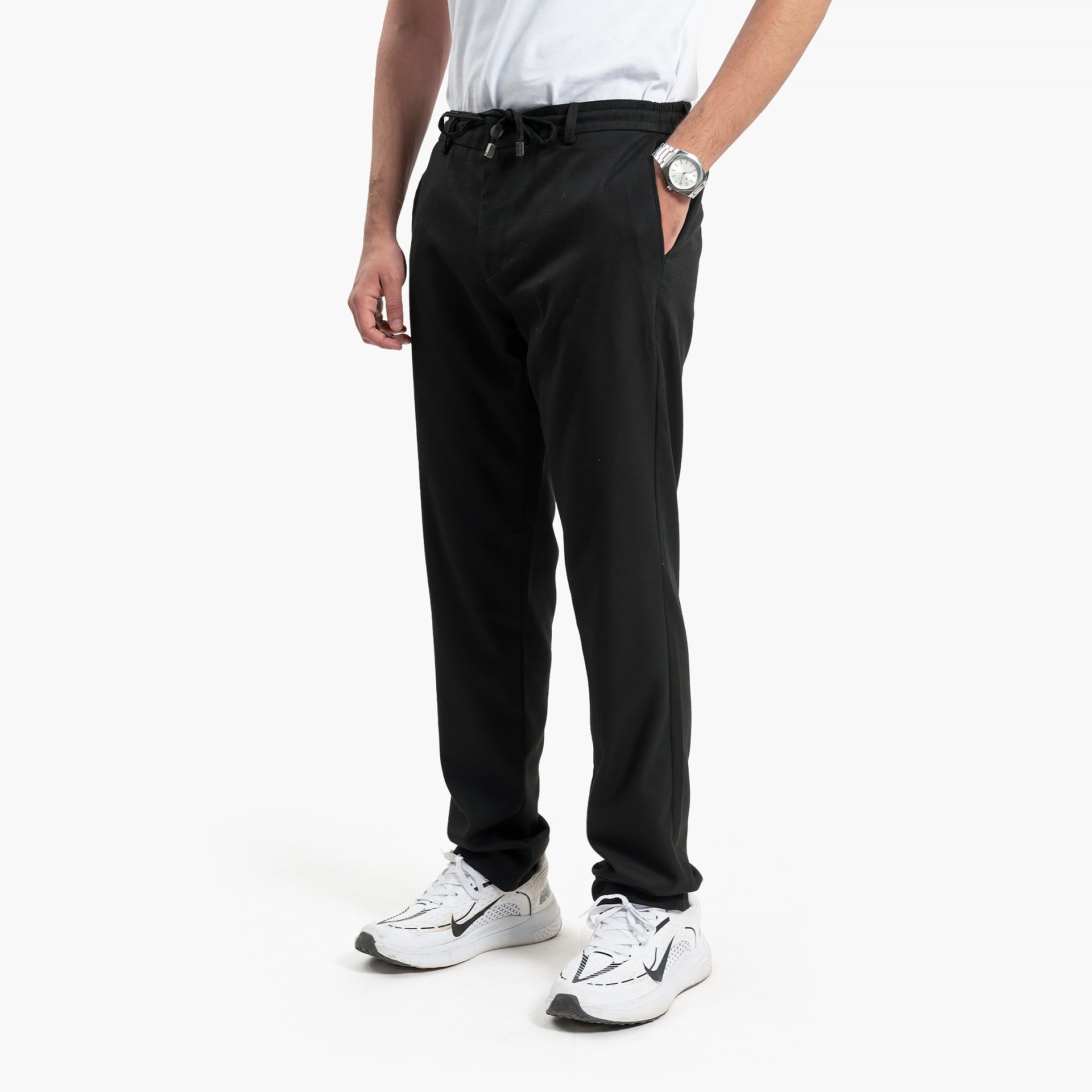 Men Black Trousers by WECRE8