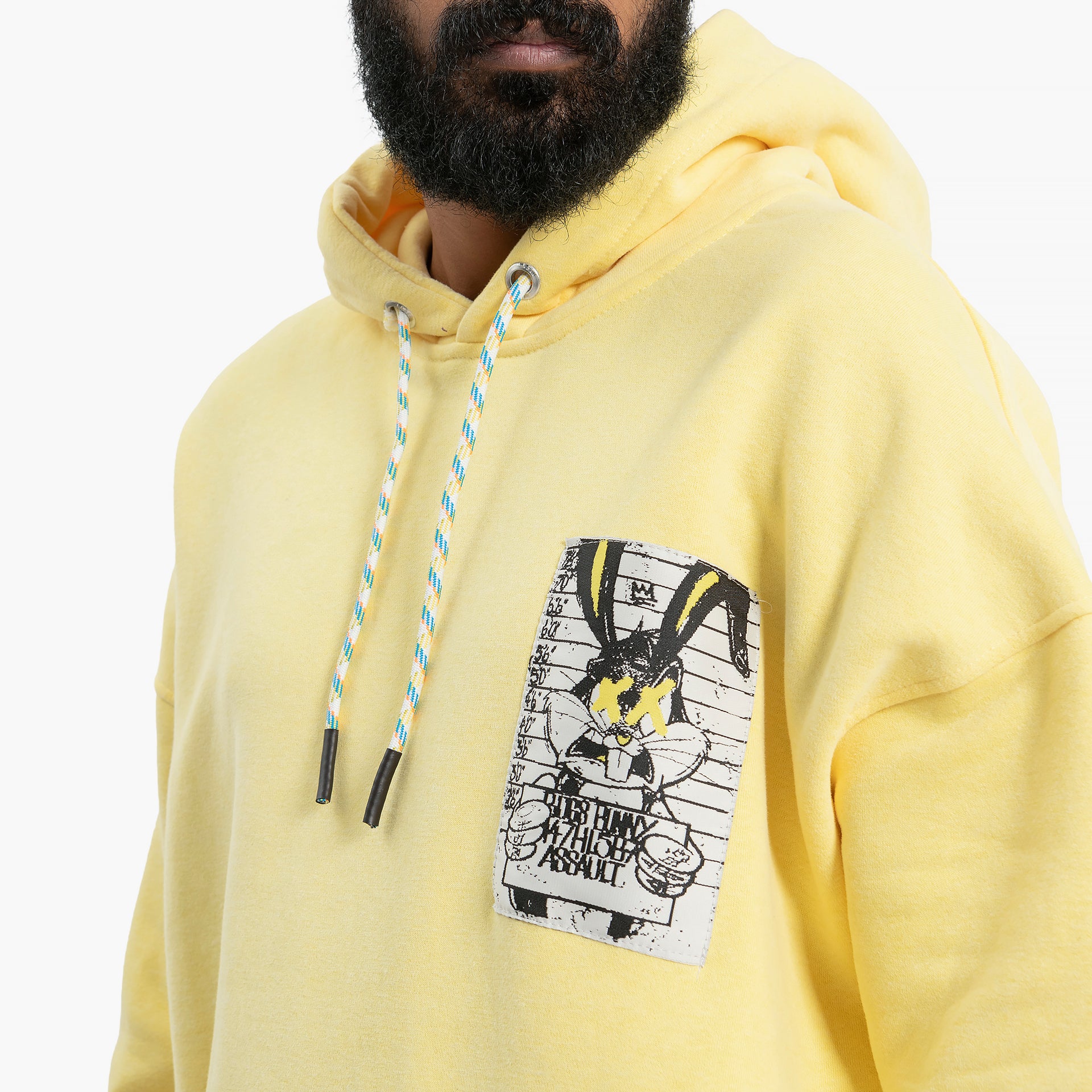 Men's Yellow Wanted Hoodie By WECRE8