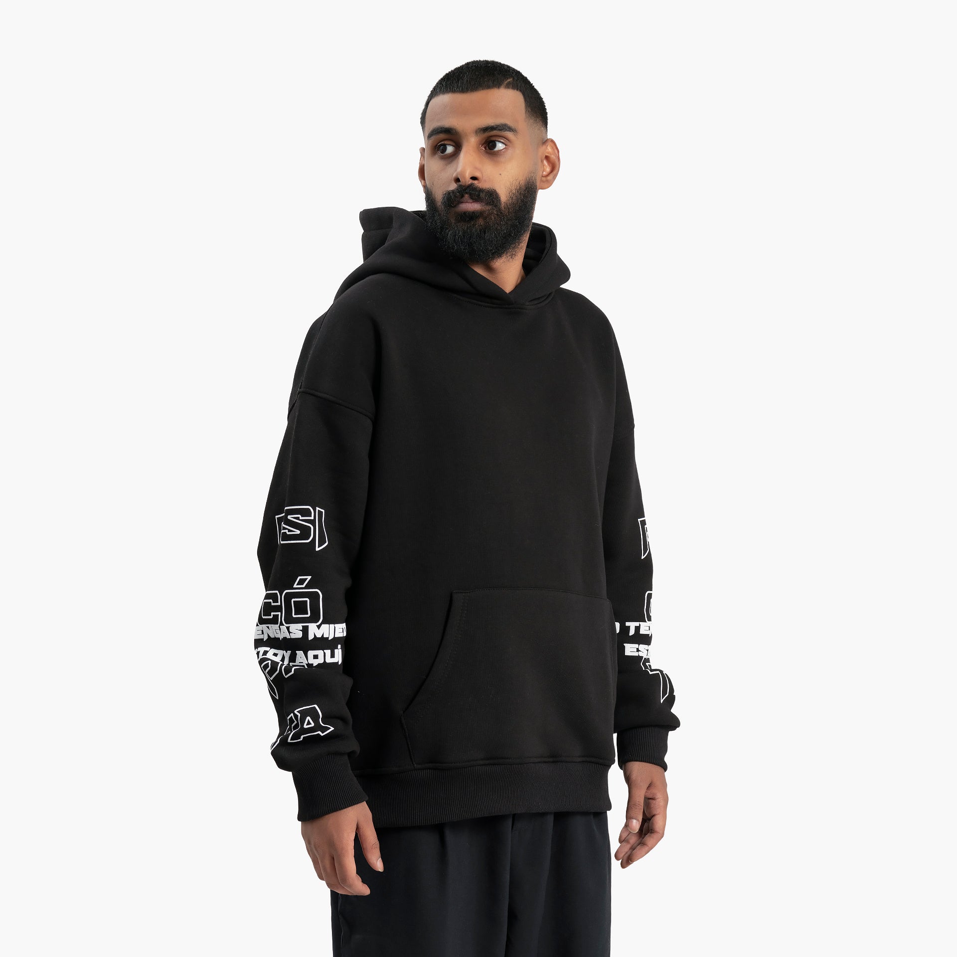 Men's Black Vulture Hoodie By WECRE8