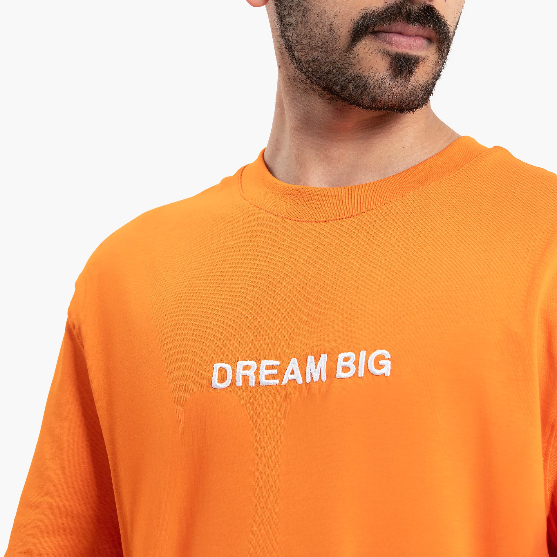 Men's Orange Dream Big T-shirt by WECRE8