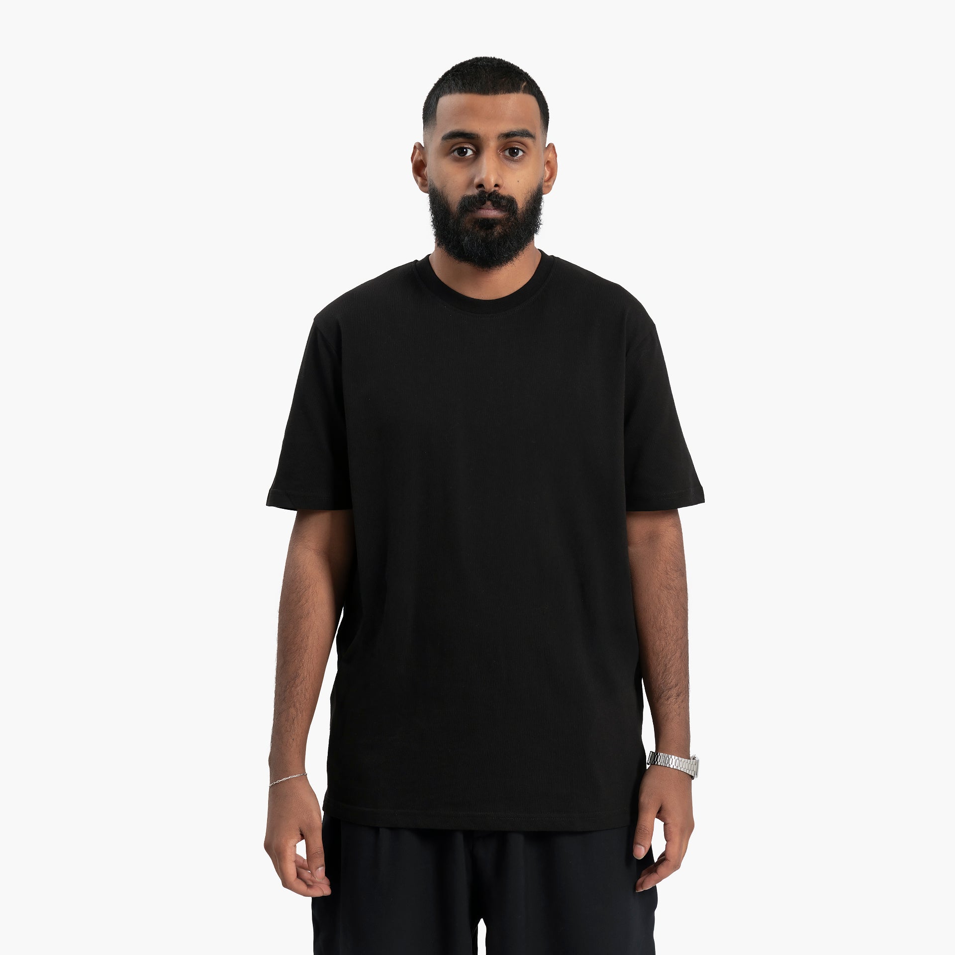 Men Black T-Shirt by WECRE8