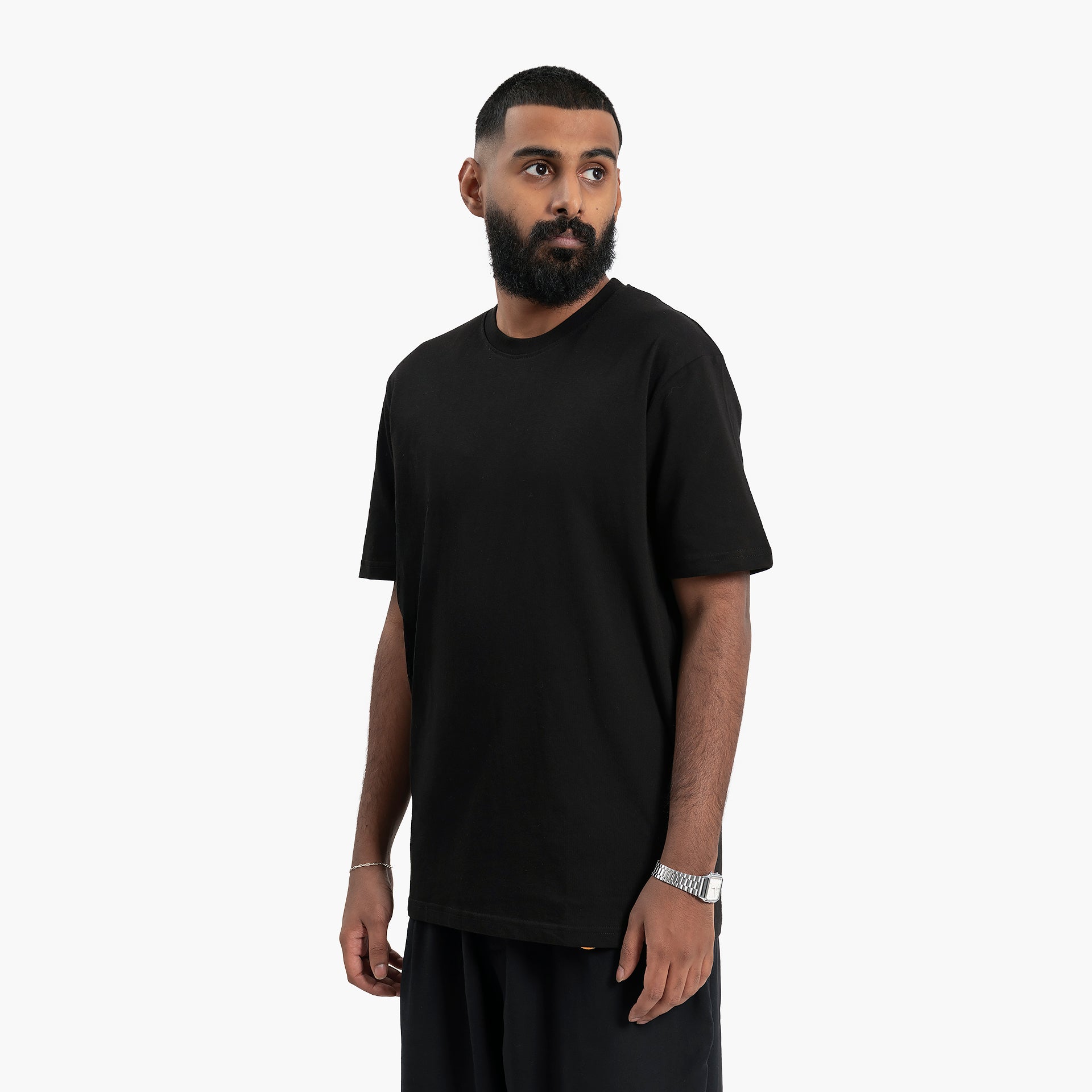 Men Black T-Shirt by WECRE8