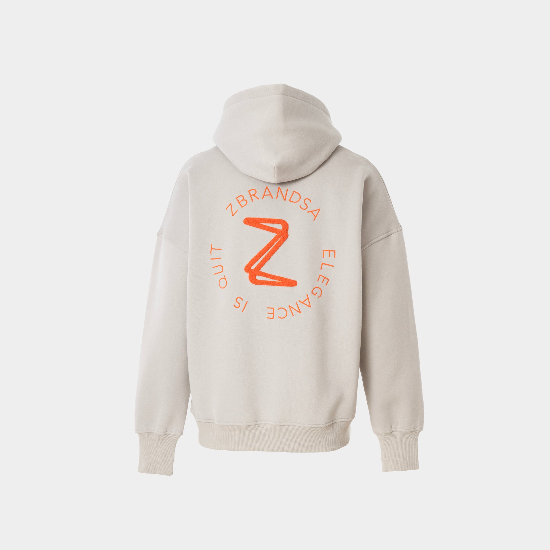 Big Z Beige Unisex Hoodie by Z Brand