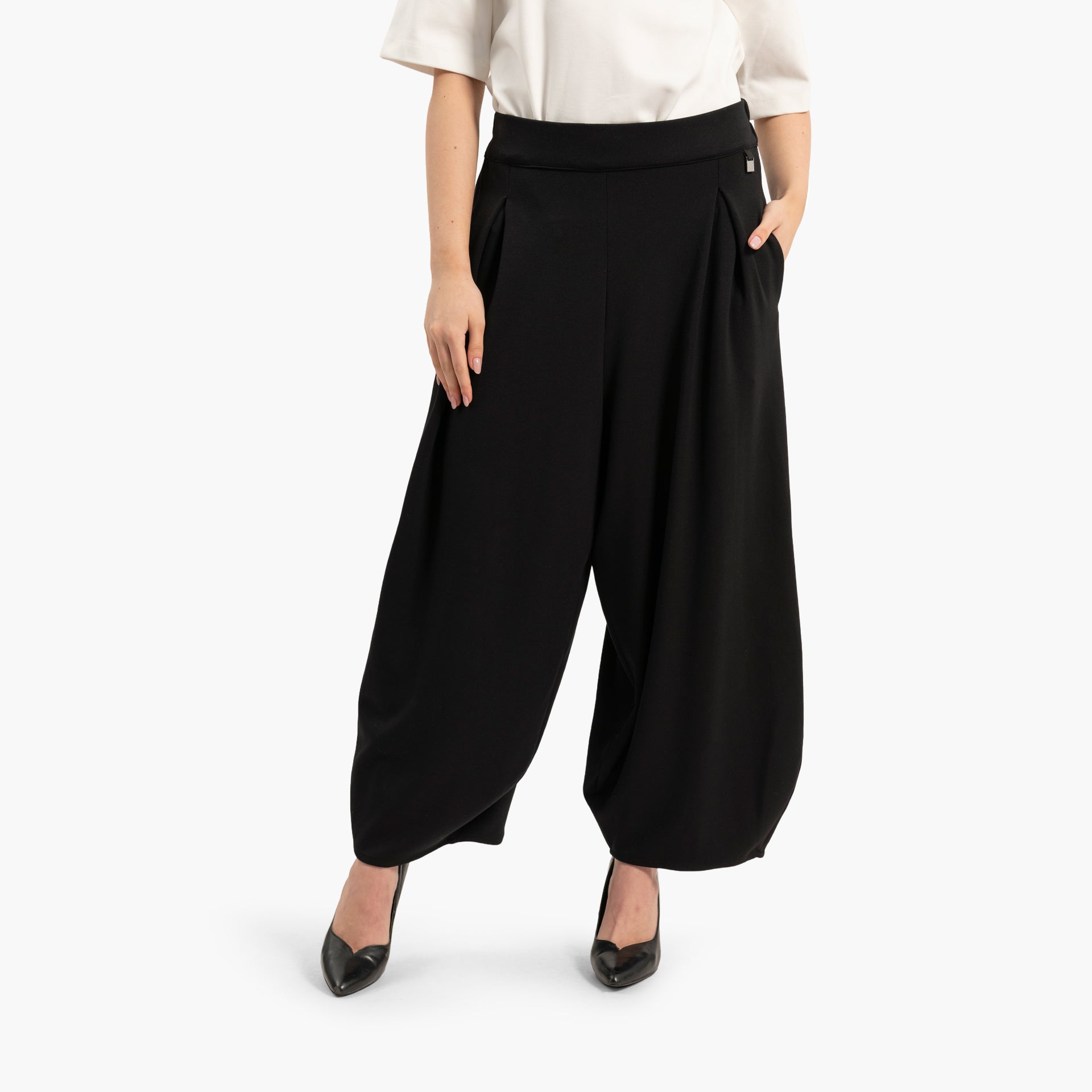 Women's Flowy Black Pants By WECRE8