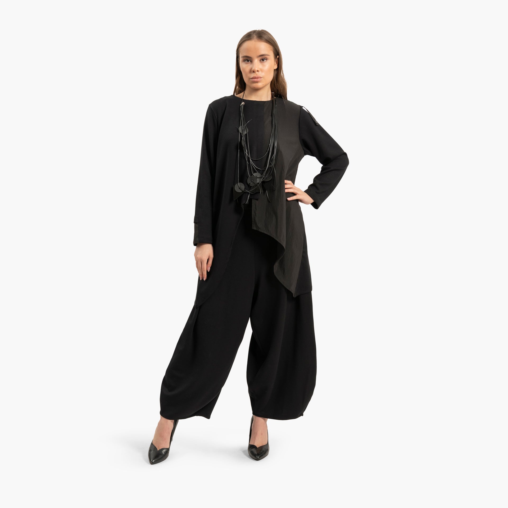 Women's Flowy Black Pants By WECRE8