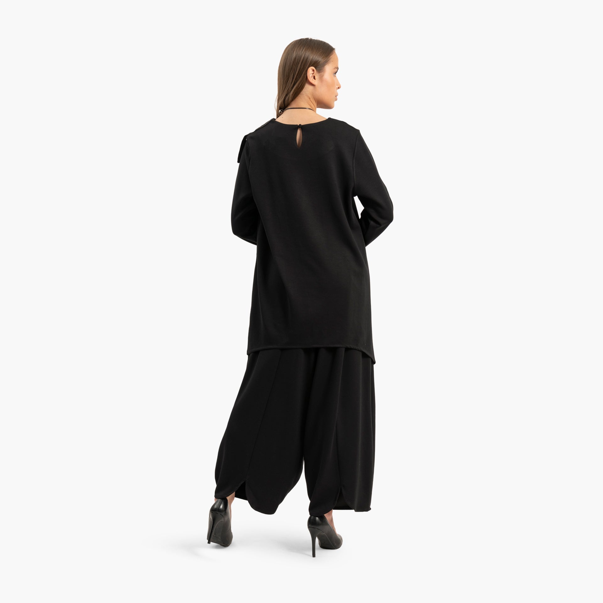 Women's Flowy Black Pants By WECRE8