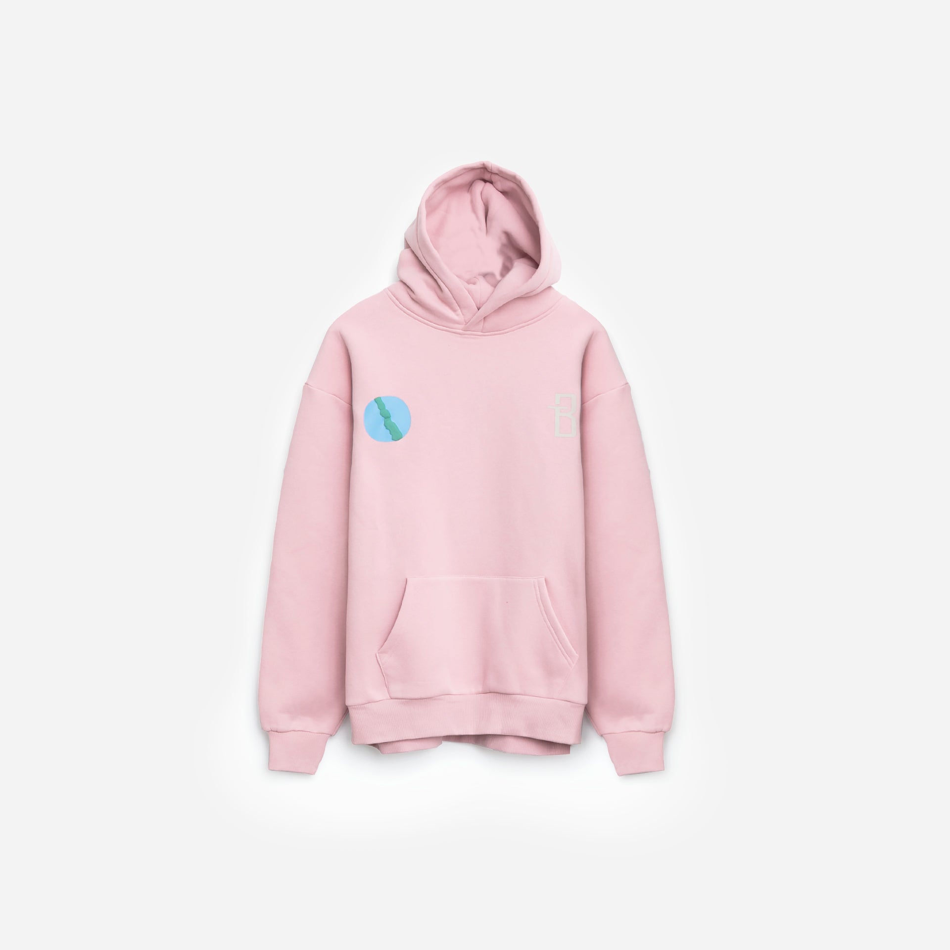 Pink hoodie By Brandtionary