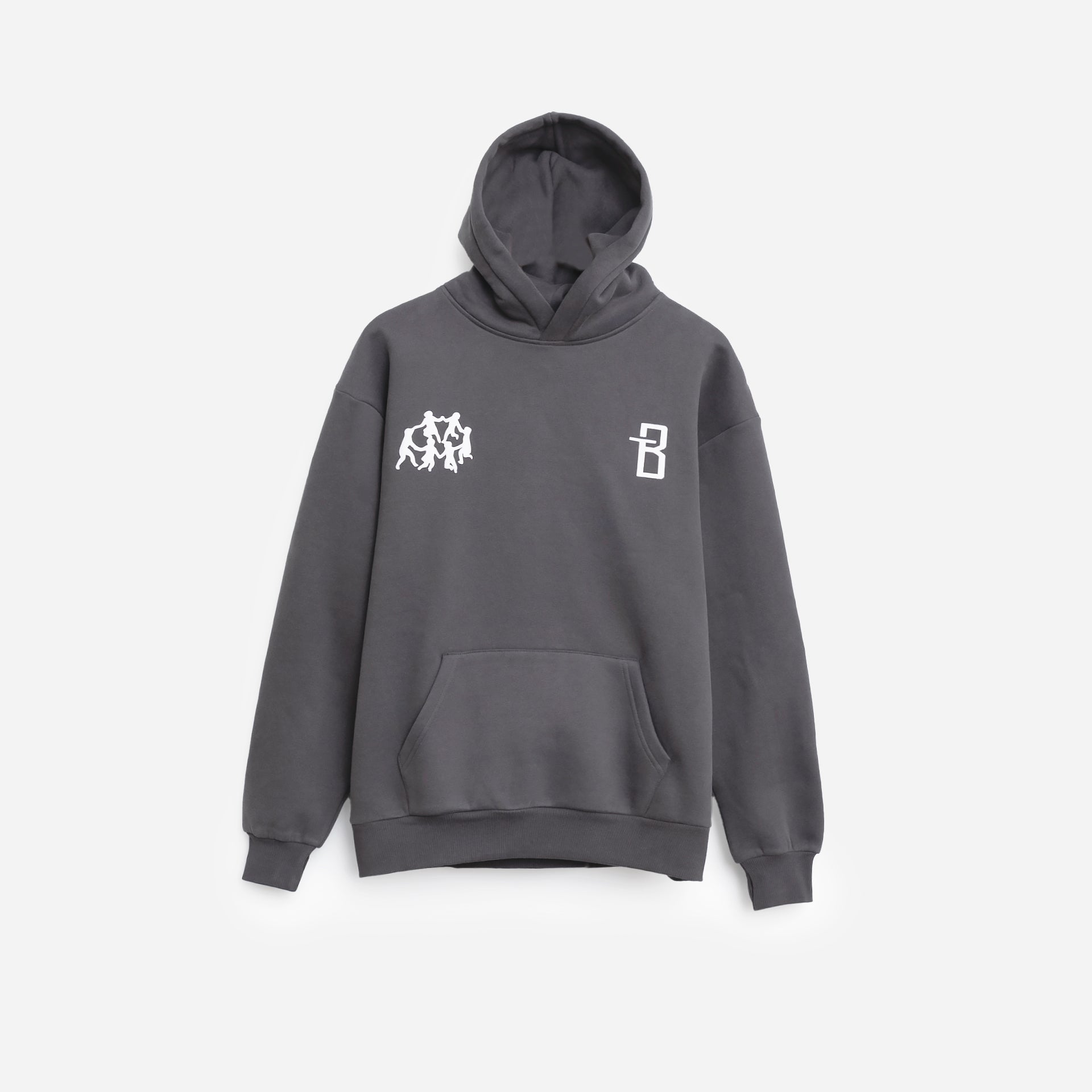 Gray hoodie By Brandtionary