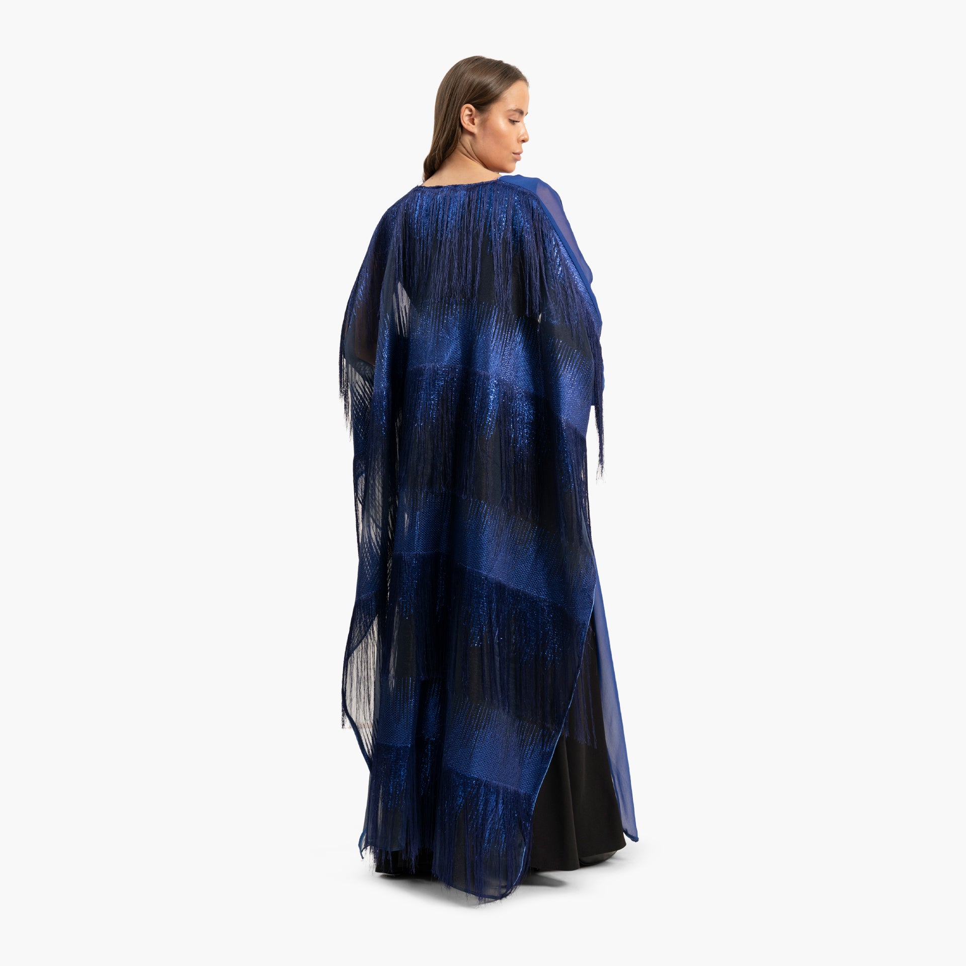 Women's Fringes Blue Kaftan By WECRE8