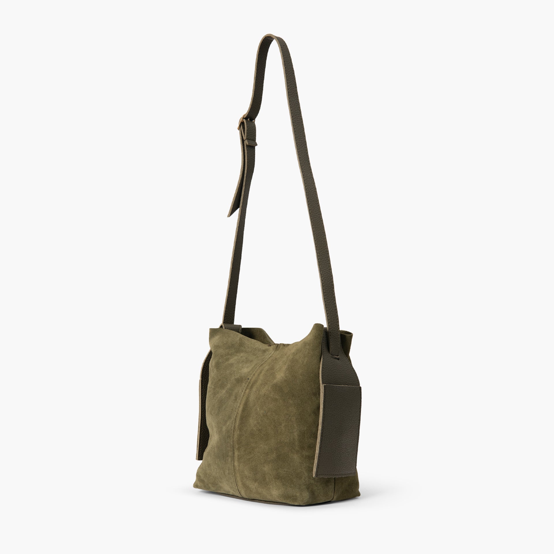 Khaki Green Crossbody Bag by WECRE8