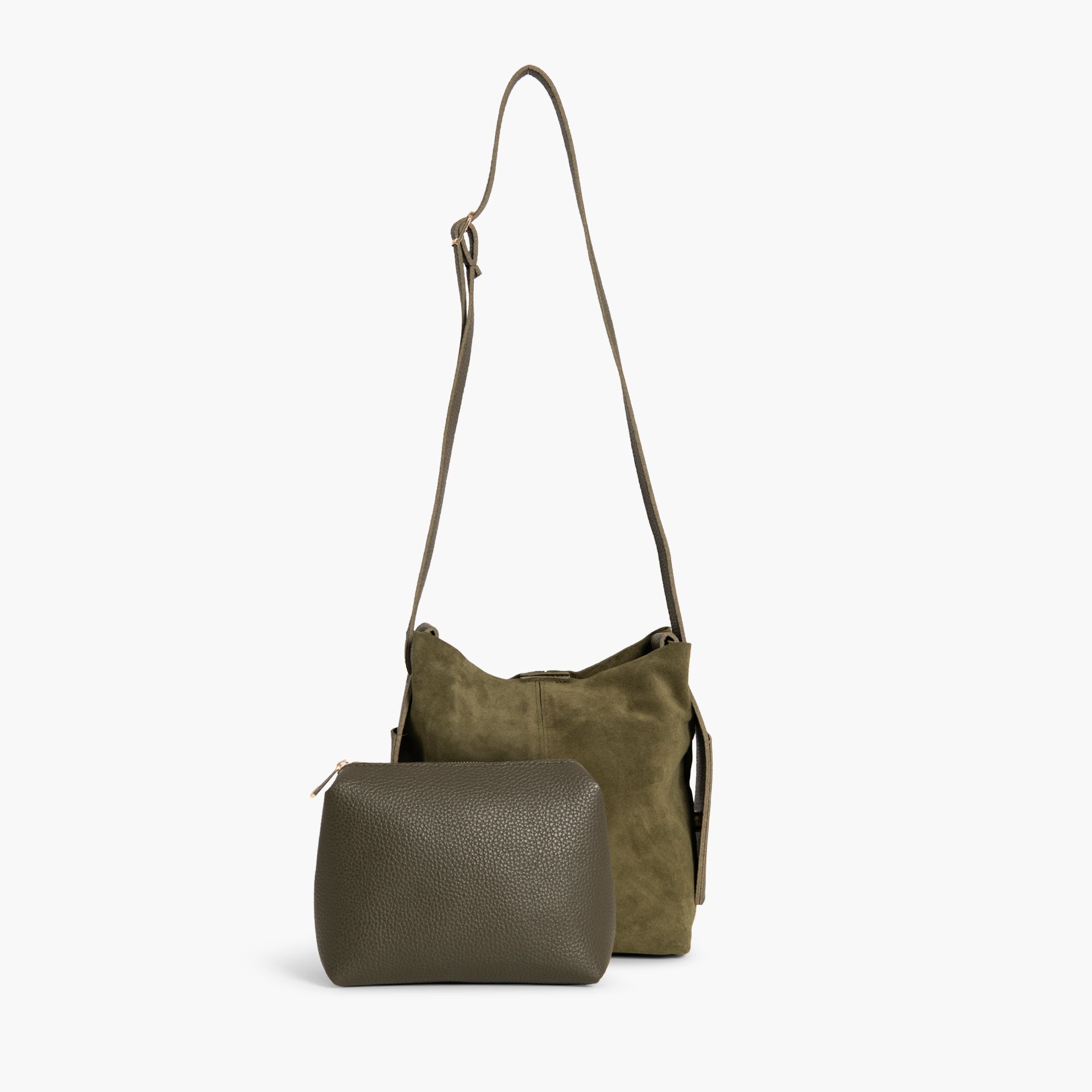 Khaki Green Crossbody Bag by WECRE8