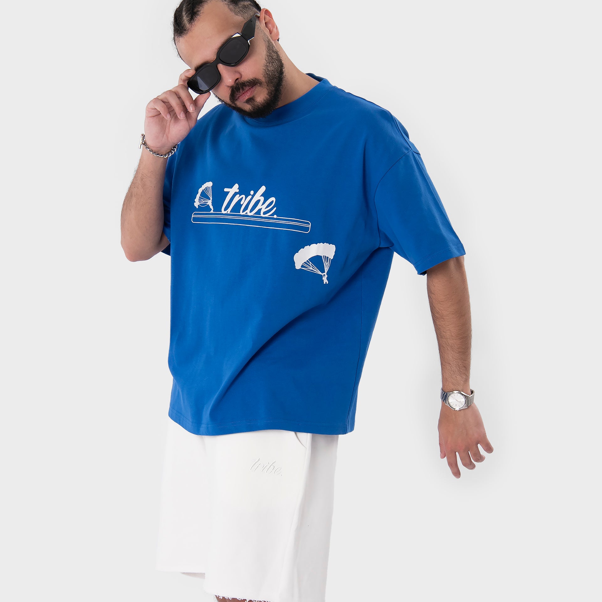 Blue Parachute T-shirt From Tribe
