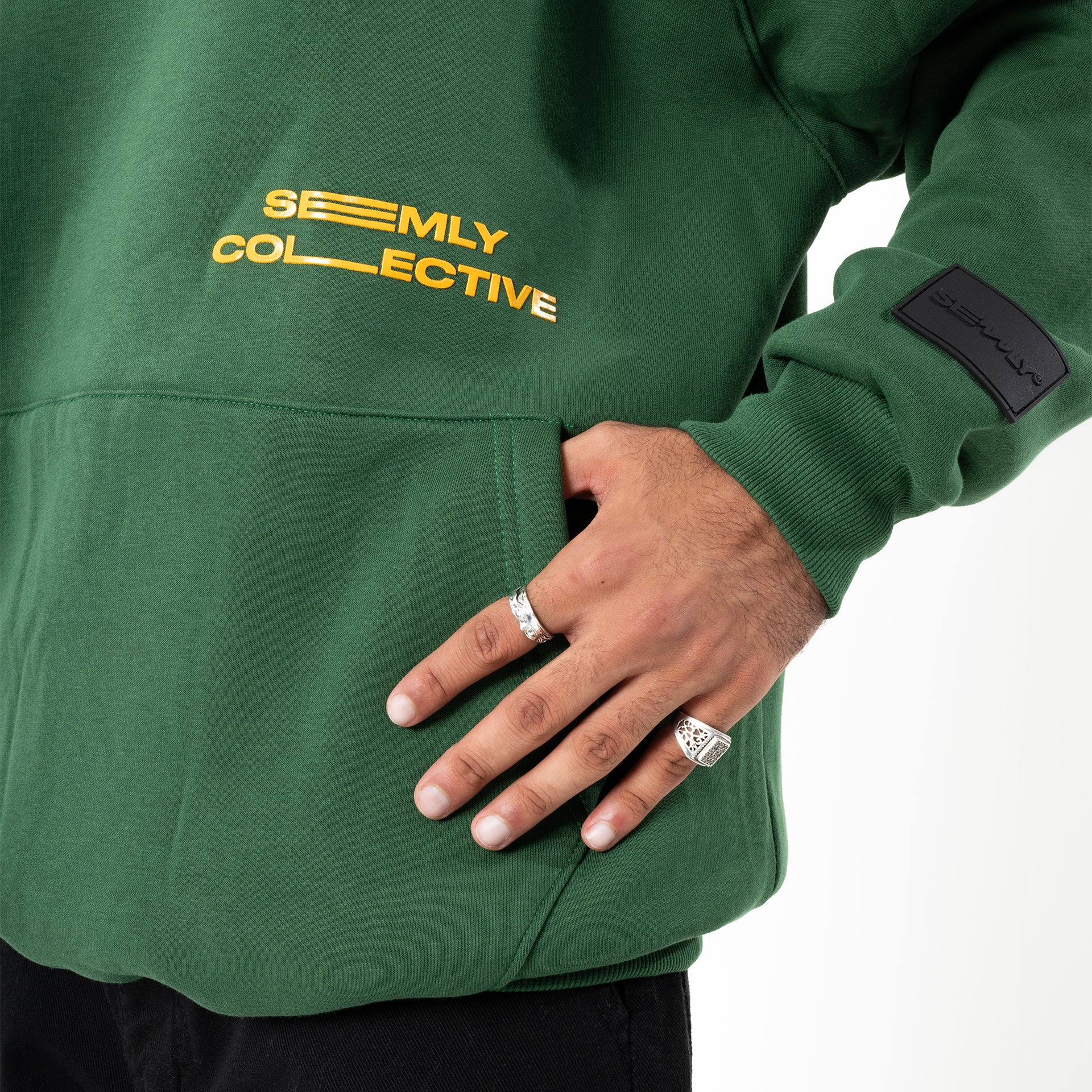 Unisex Green Seemly Collective Hoodie by Seemly