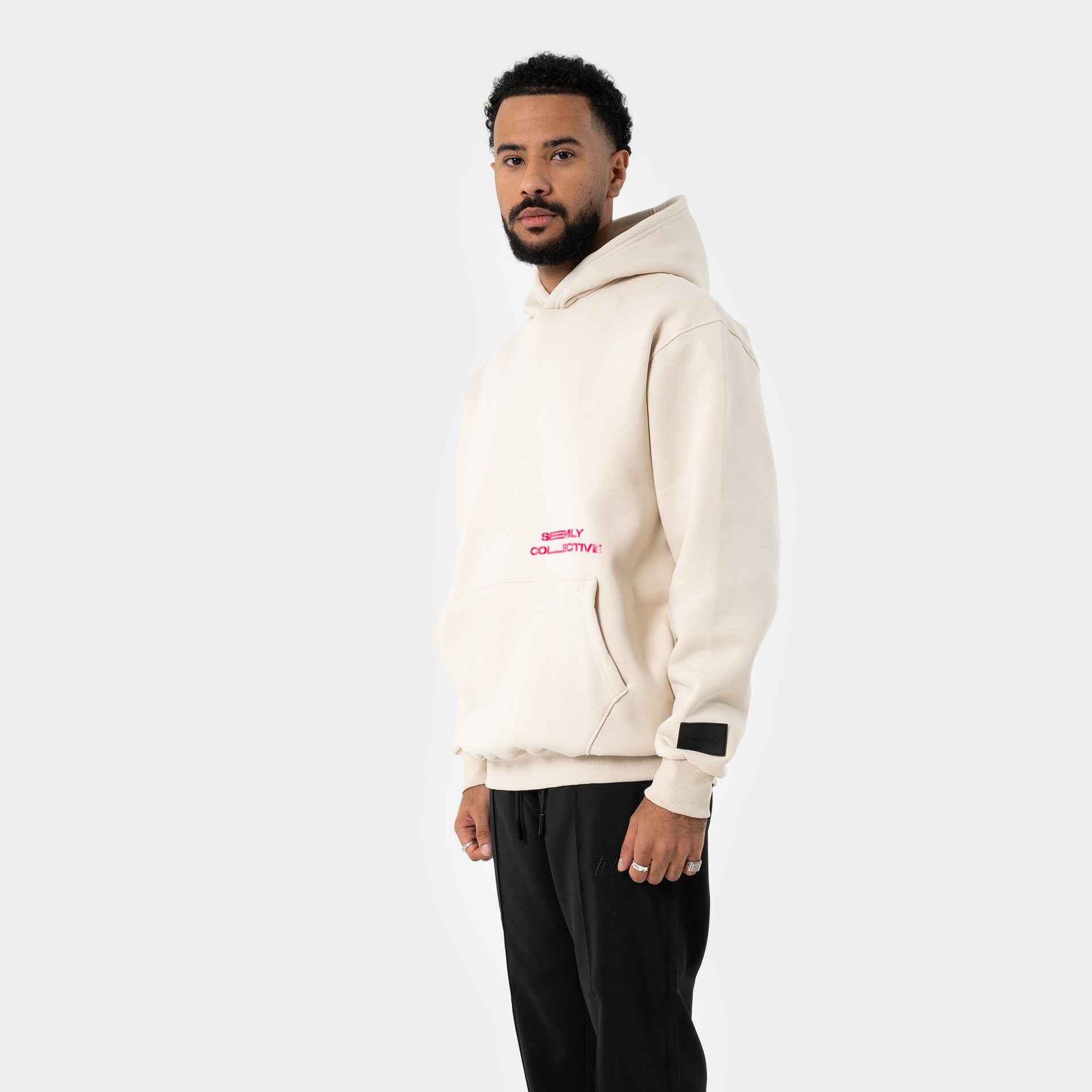 Unisex Beige Seemly Collective Hoodie by Seemly