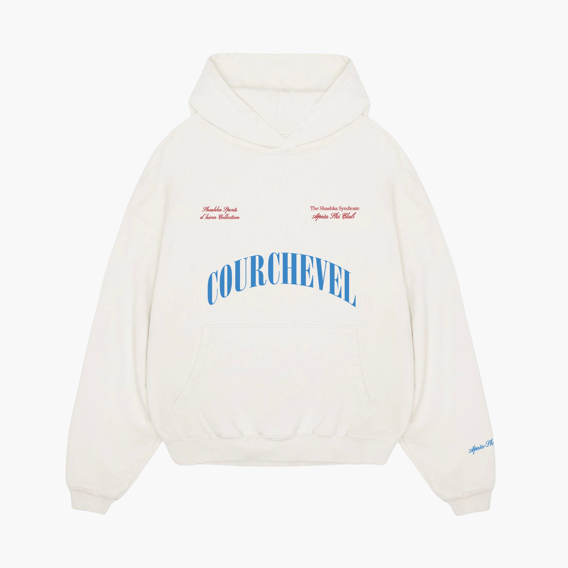 Unisex Cream "Courchevel" Hoodie by The Shashka Syndicate