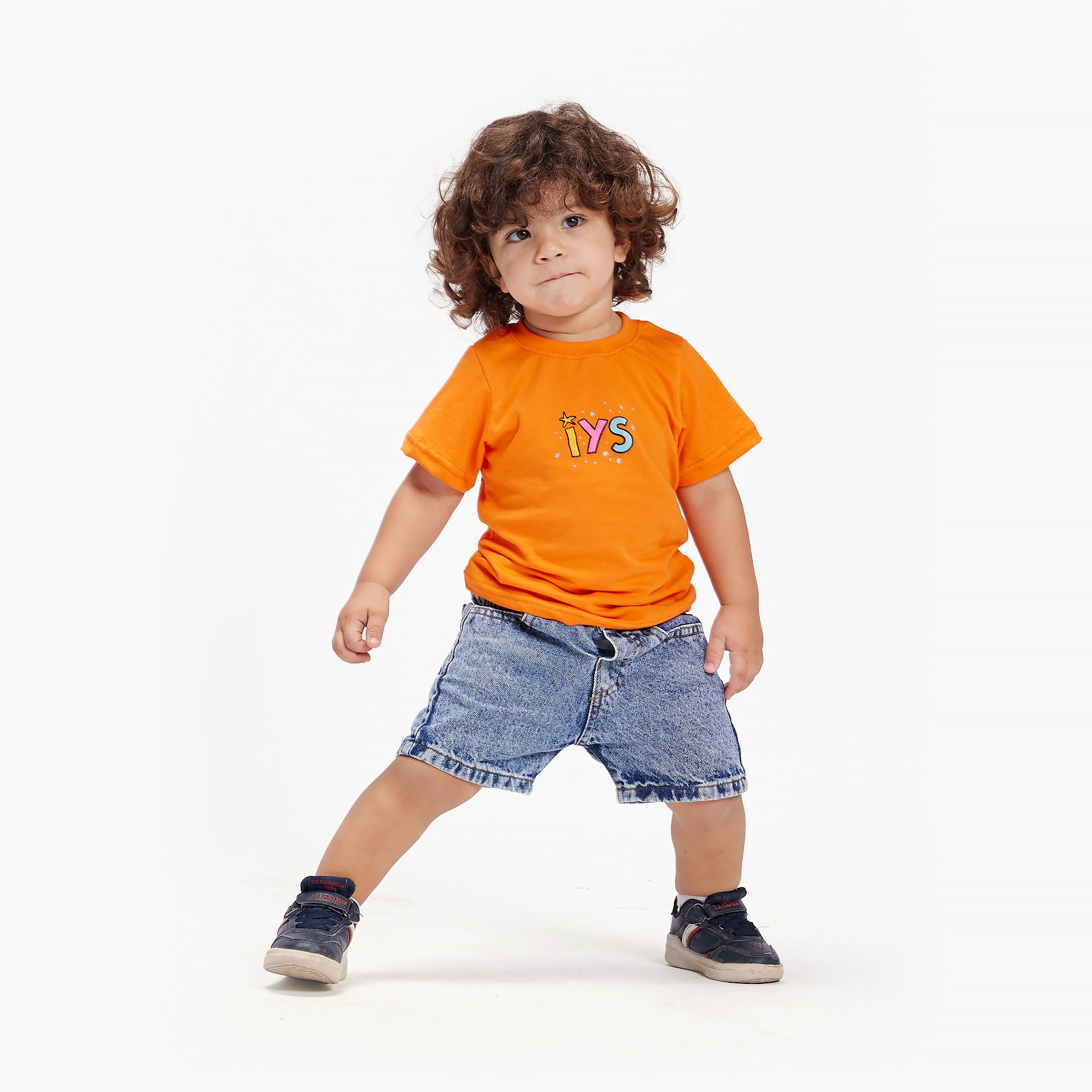 Kids Orange I Believe in Magic T-shirt By In Your Shoe