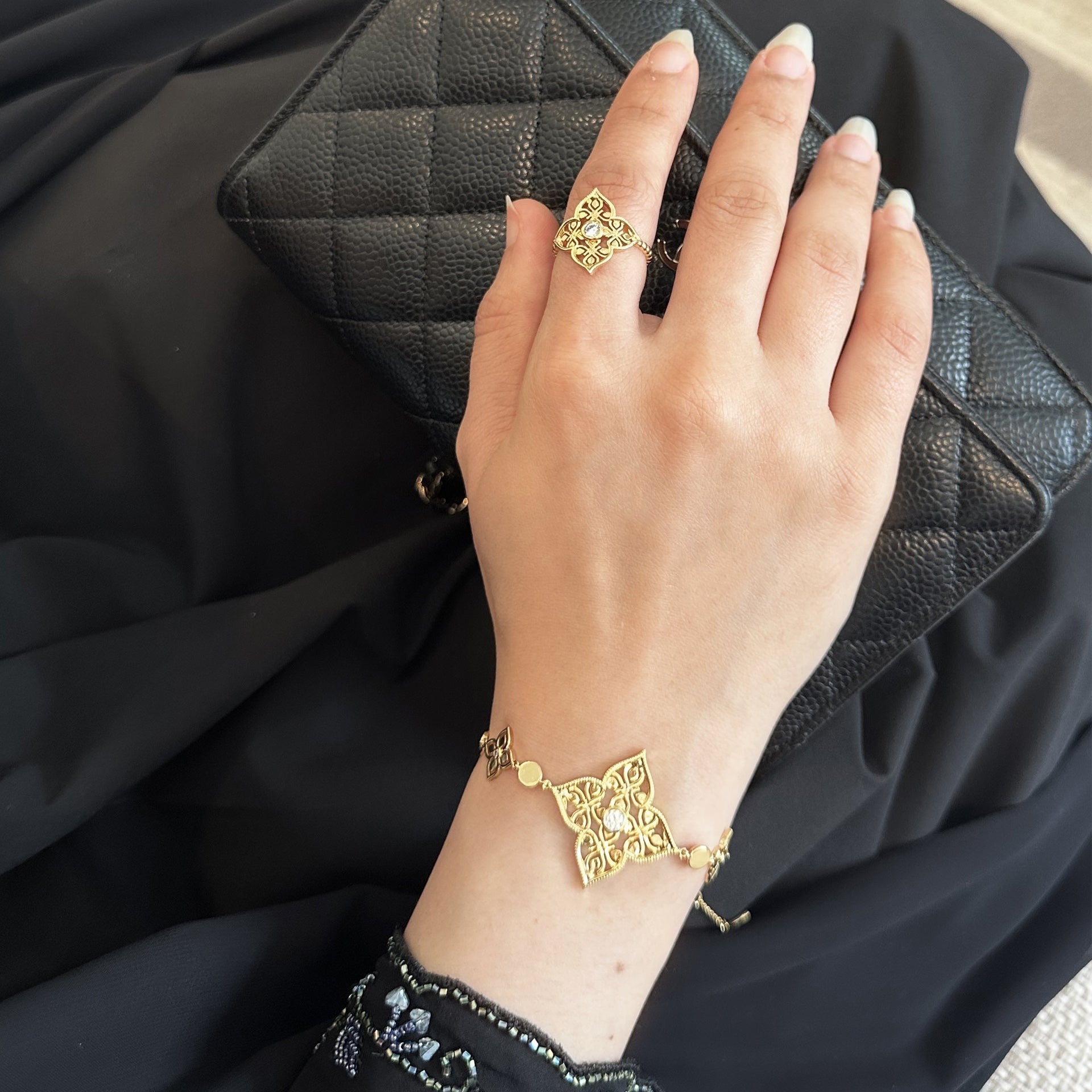 Zaina Gold Bracelet From Le-Soleil