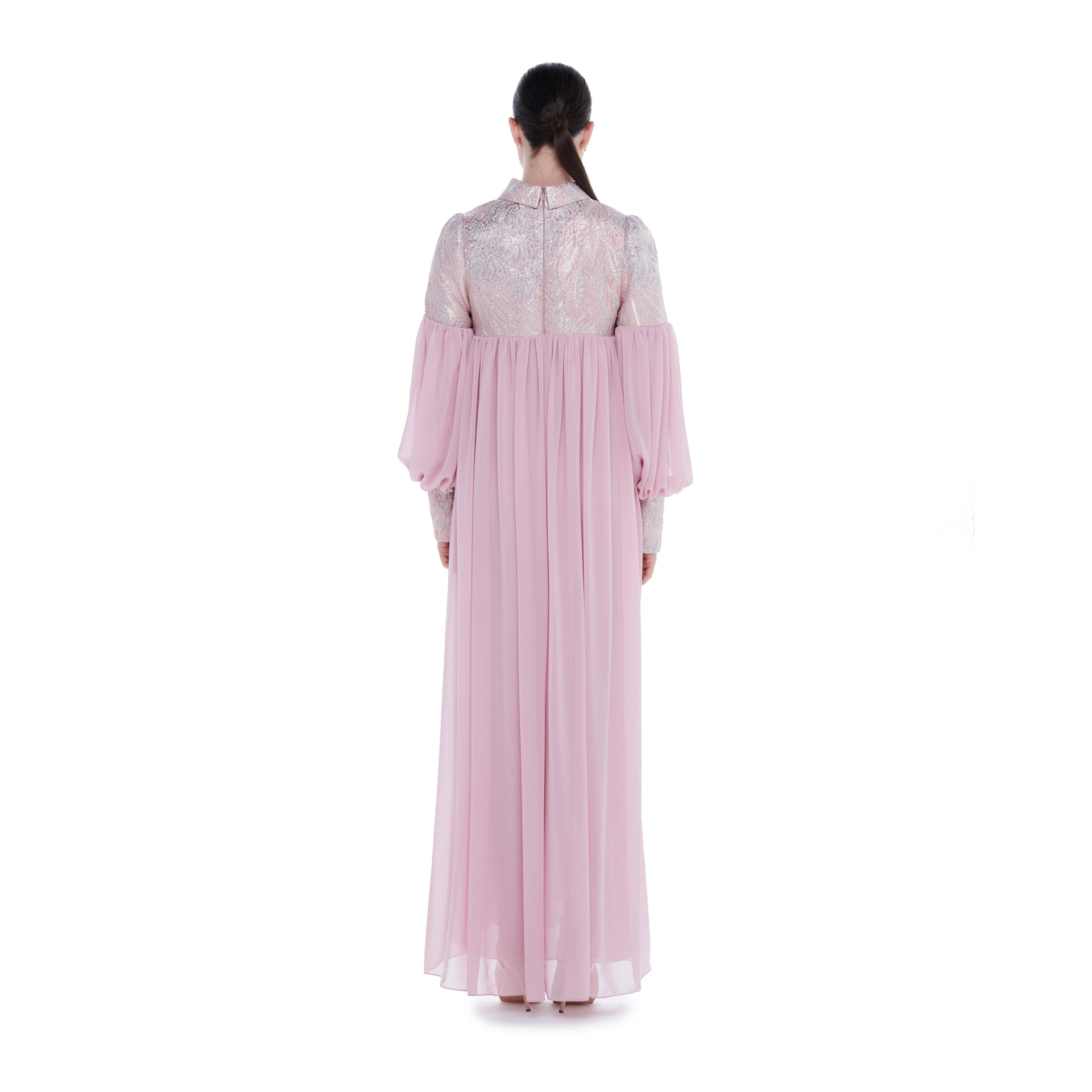 Pink Formal Chiffon Dress From Miha