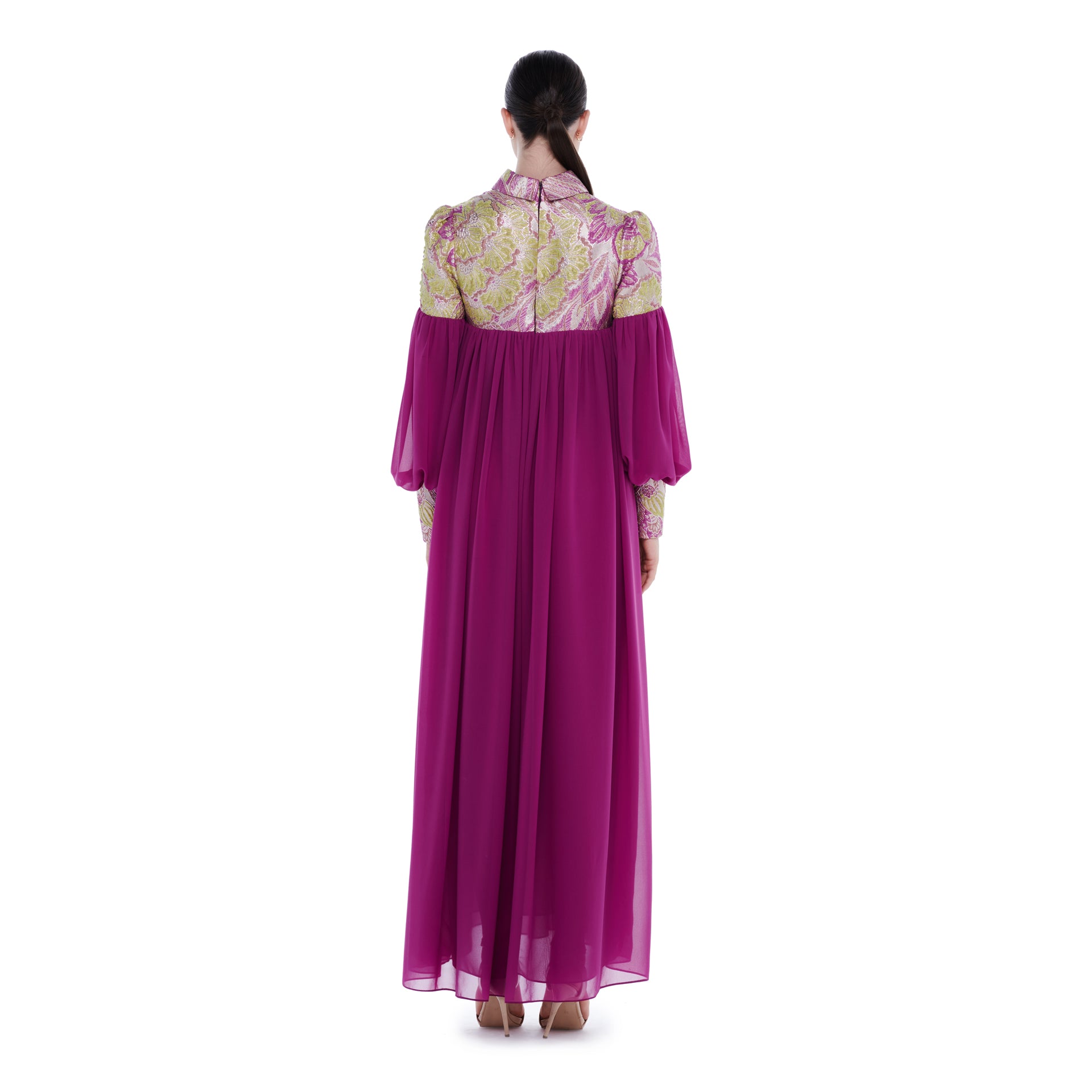 Purple Formal Chiffon Dress From Miha