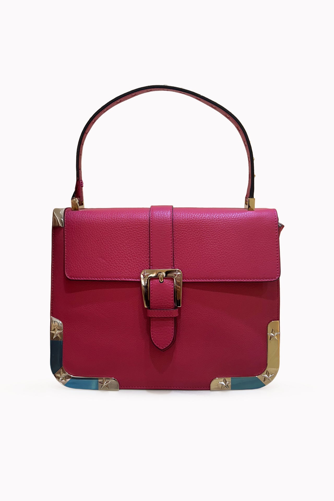 REDValentino Fuchsia Buckle Bag by Vintage SAAF