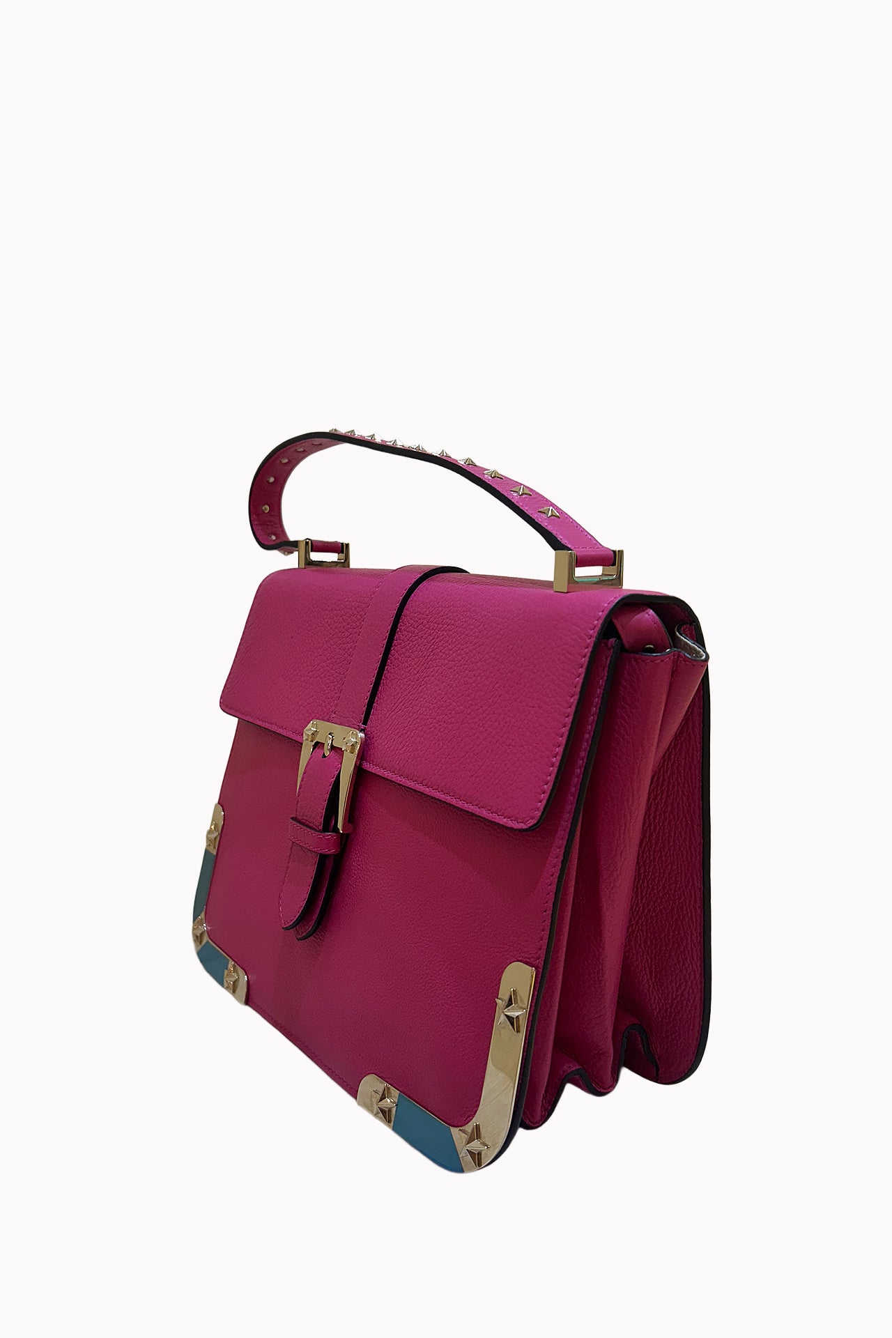 REDValentino Fuchsia Buckle Bag by Vintage SAAF