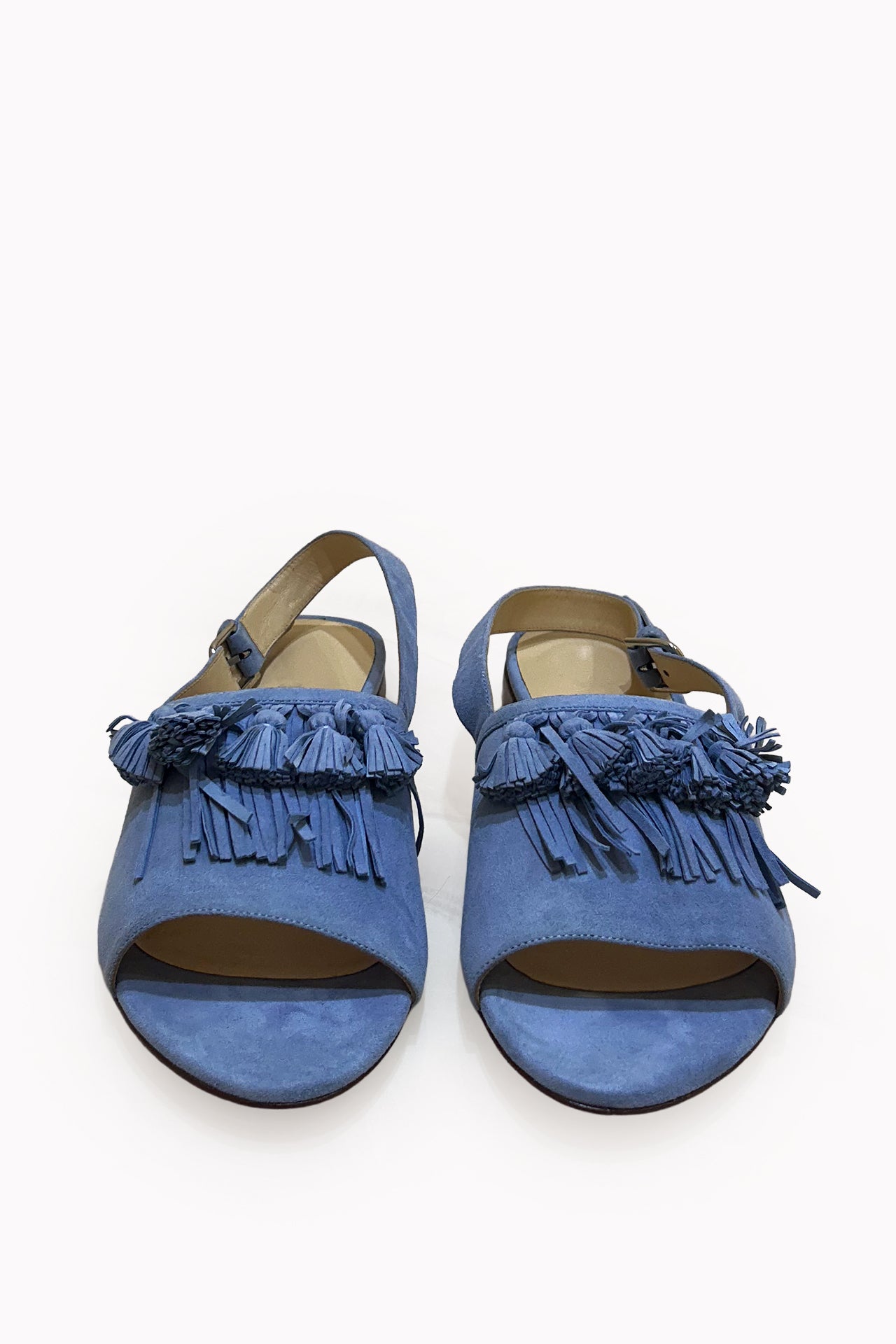 Bionda Castana Blue Flats by Vintage SAAF