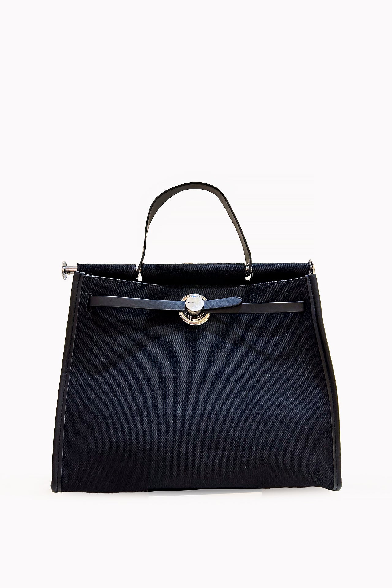 Black Charm Handbag by Leather Boutique