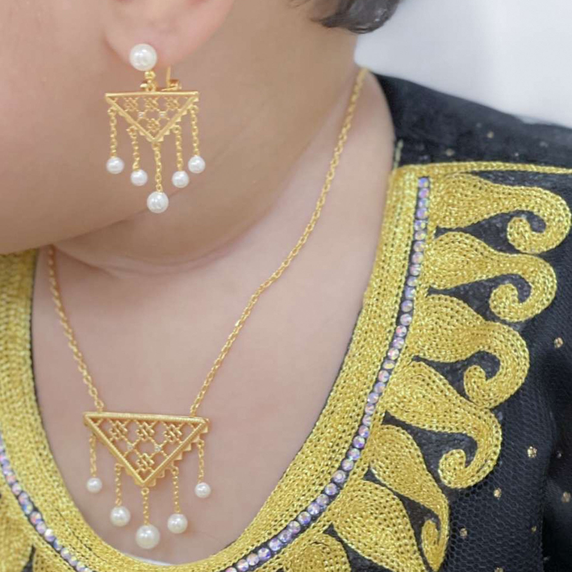 Jadeel Gold Baby Earrings From Le-Soleil