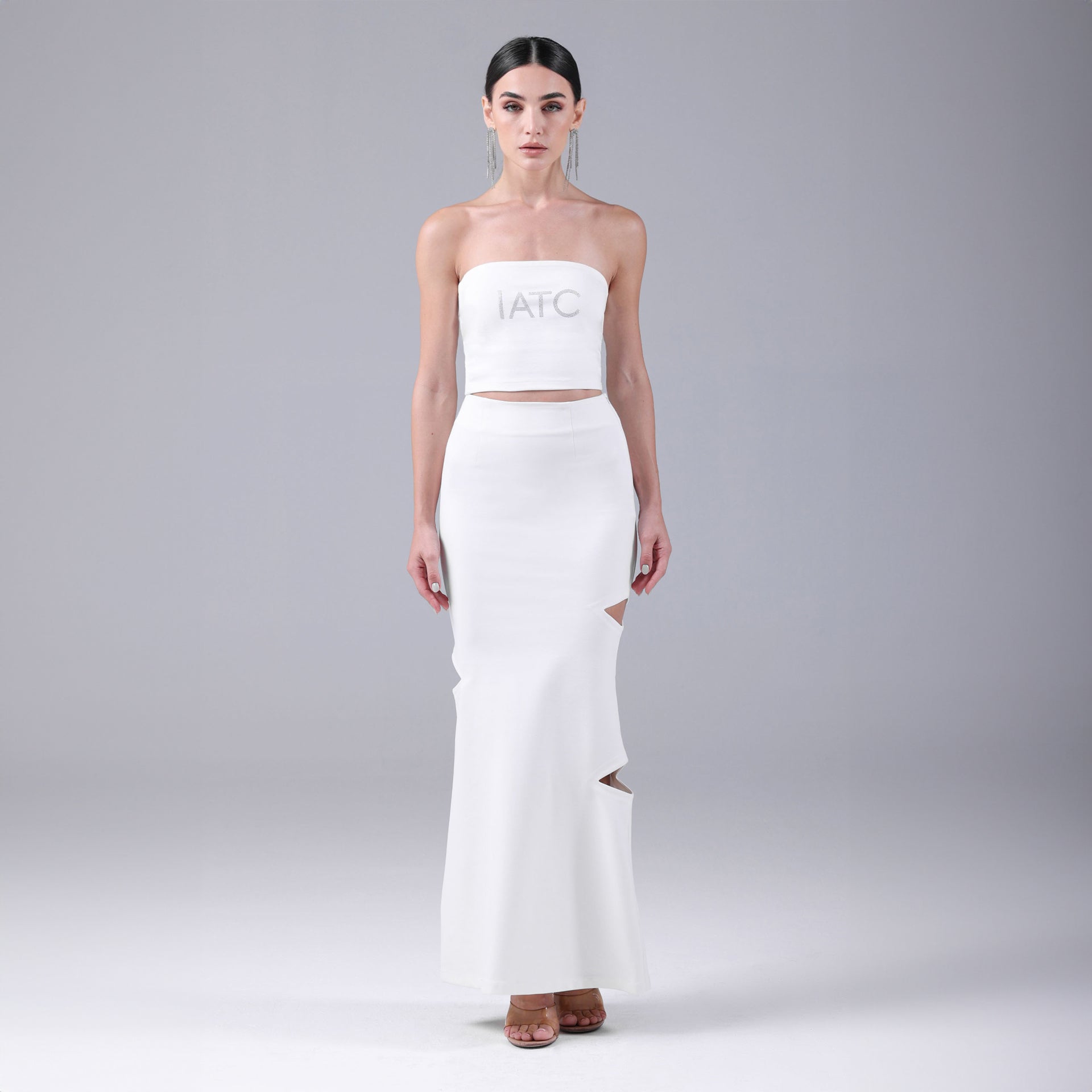 White IATC Tube Top by I am the Compnay