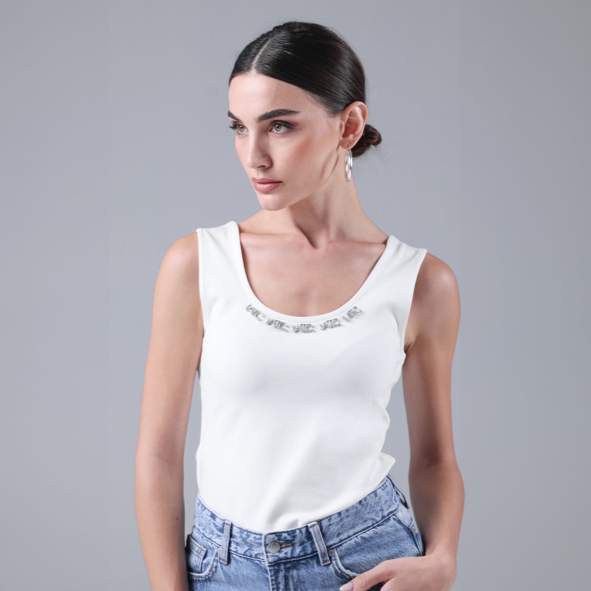 White IATC Tank Top By I am the Company