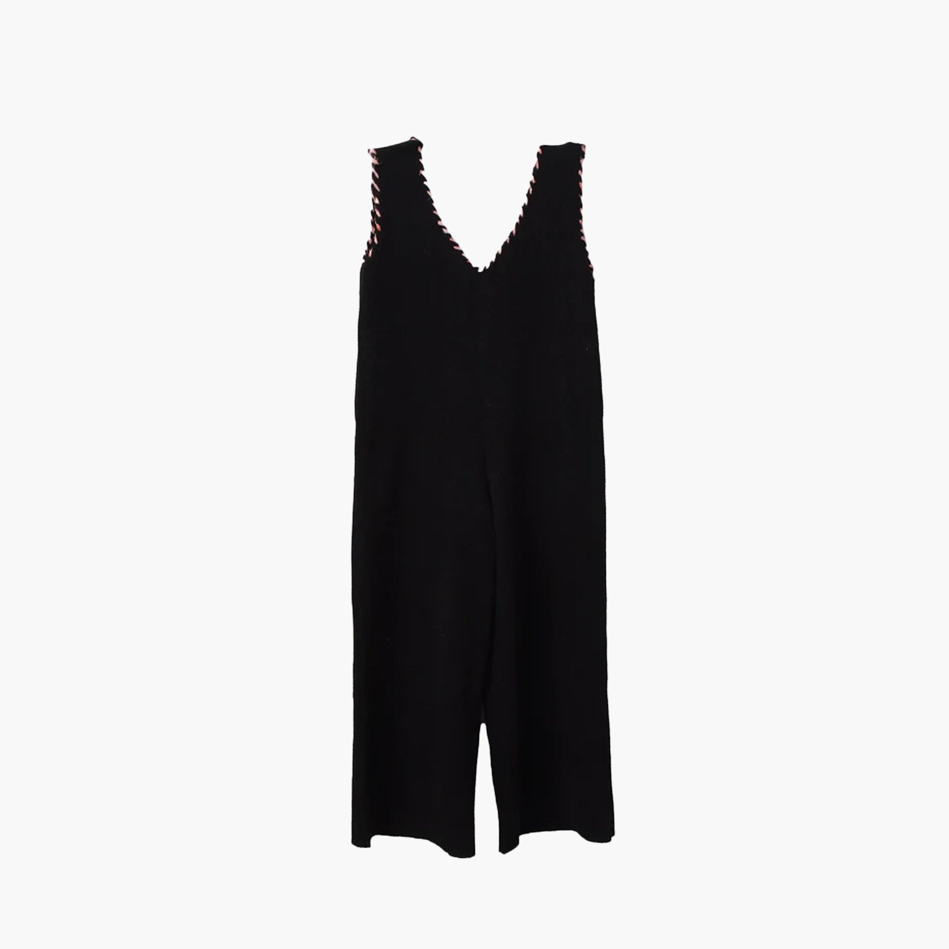 Just Let Her Wander Jumpsuit in Black by FUFA