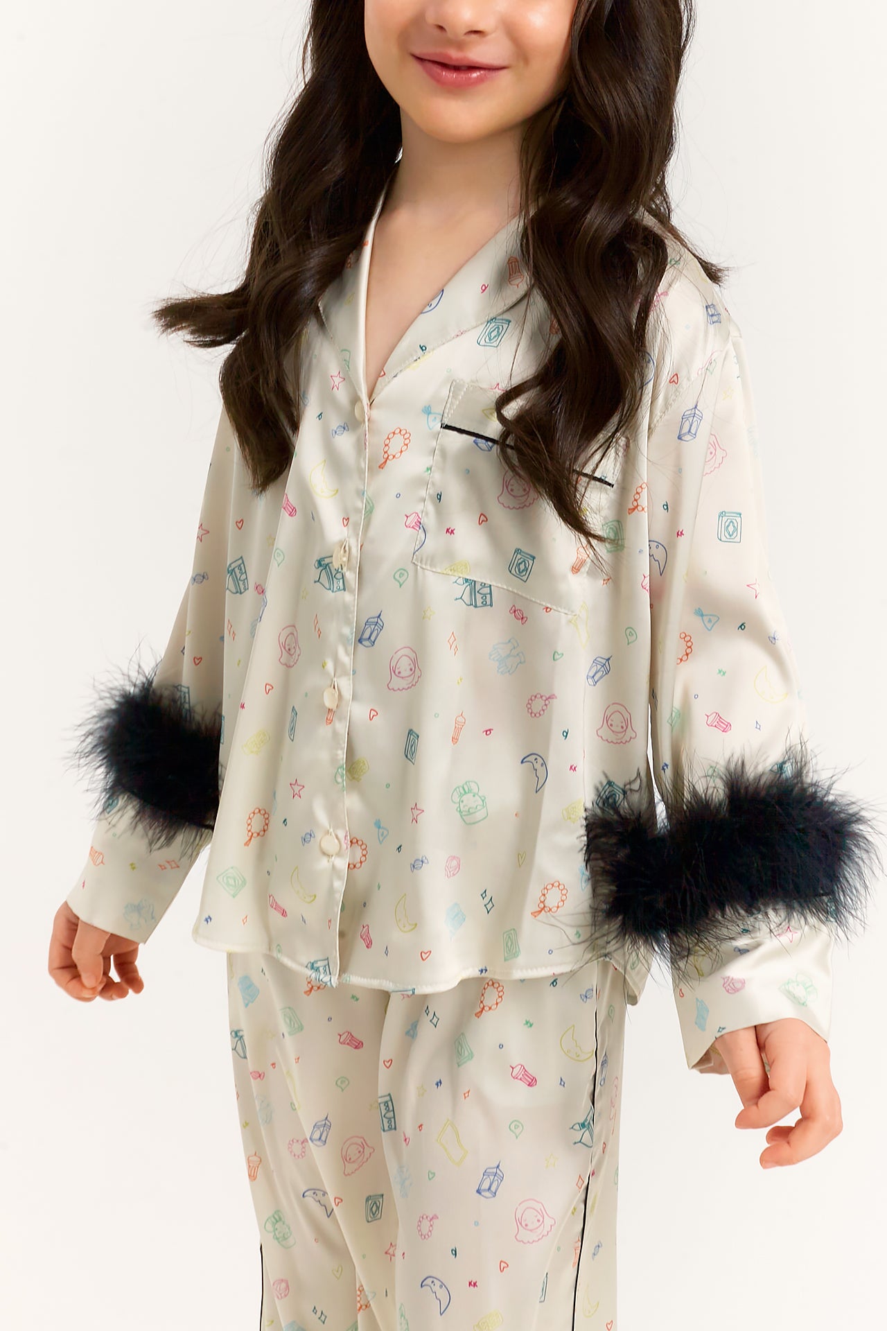 Print Little Luxe Dream Pajamas Set by Katee's Kids