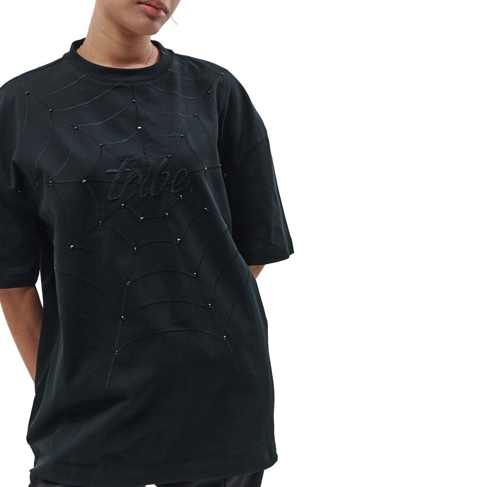 Black Strass Web T-shirt From Tribe