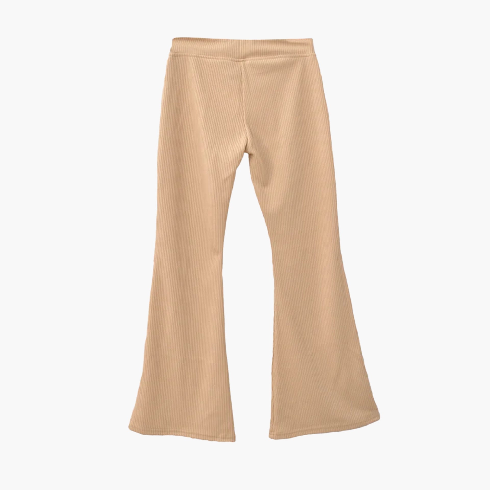 EveryWear Flare Pants in Beige by FUFA