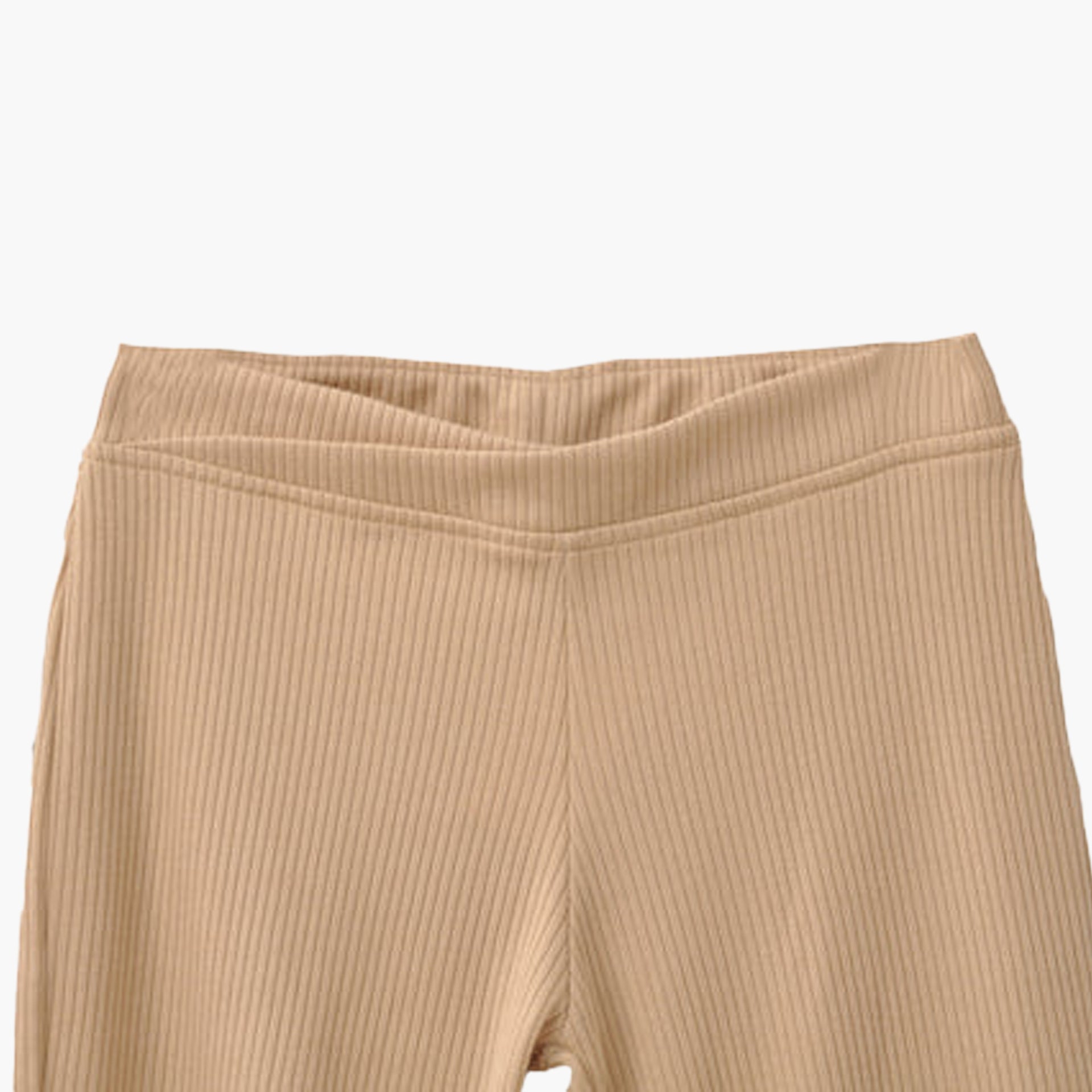 EveryWear Flare Pants in Beige by FUFA