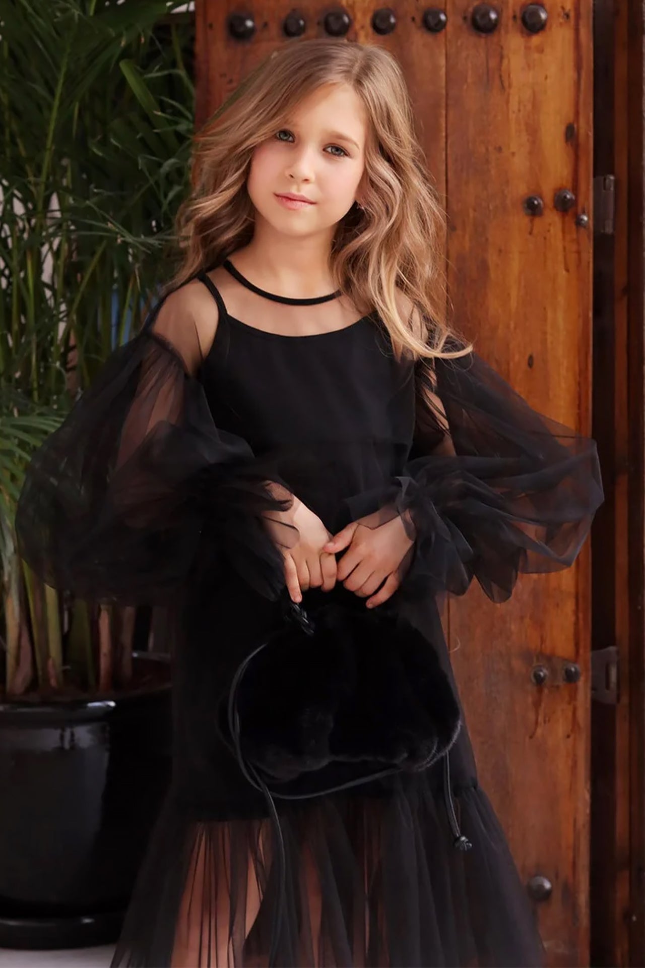 Seraphine Black Maxi Dress by Katee's Kids