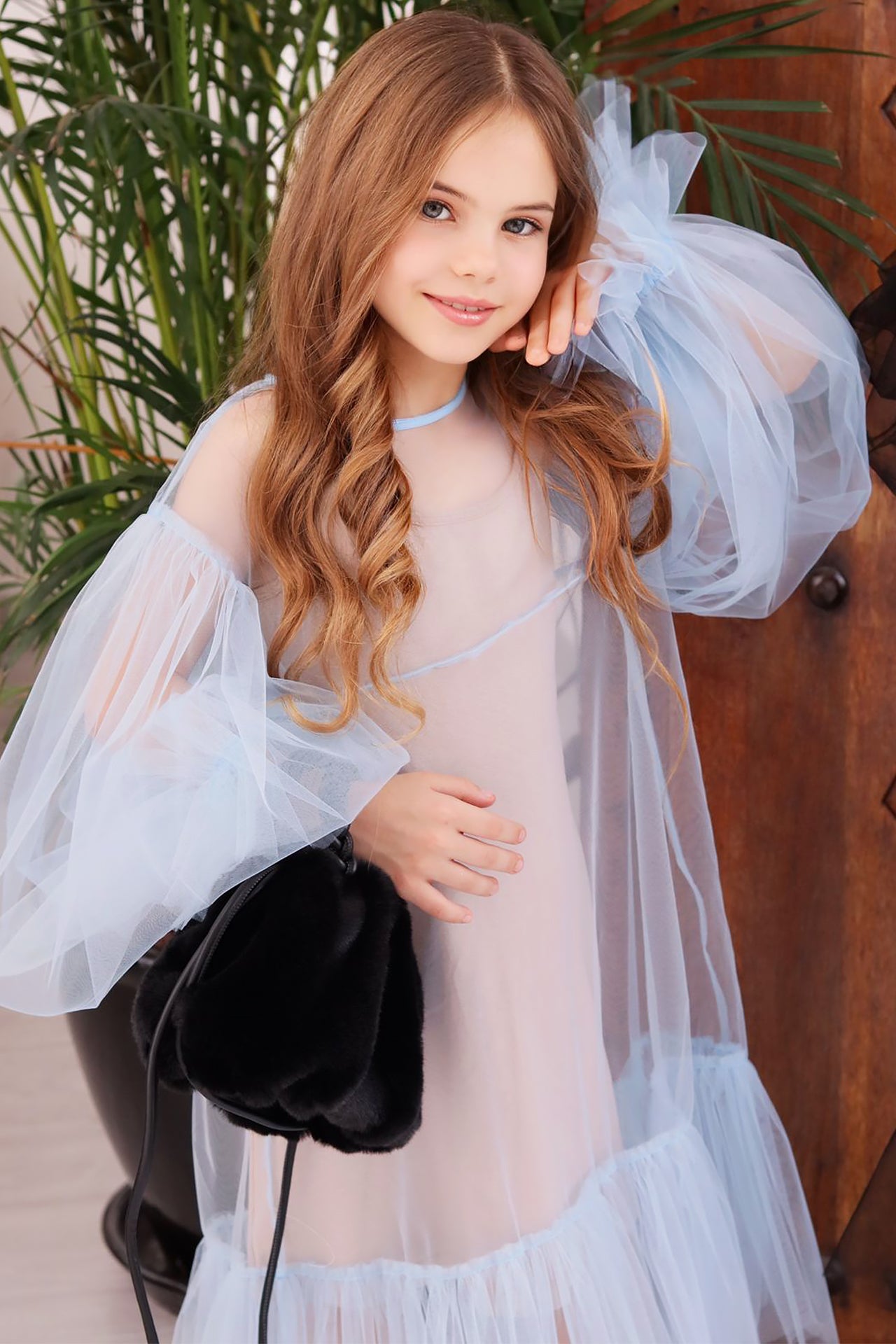 Seraphine Blue Maxi Dress by Katee's Kids