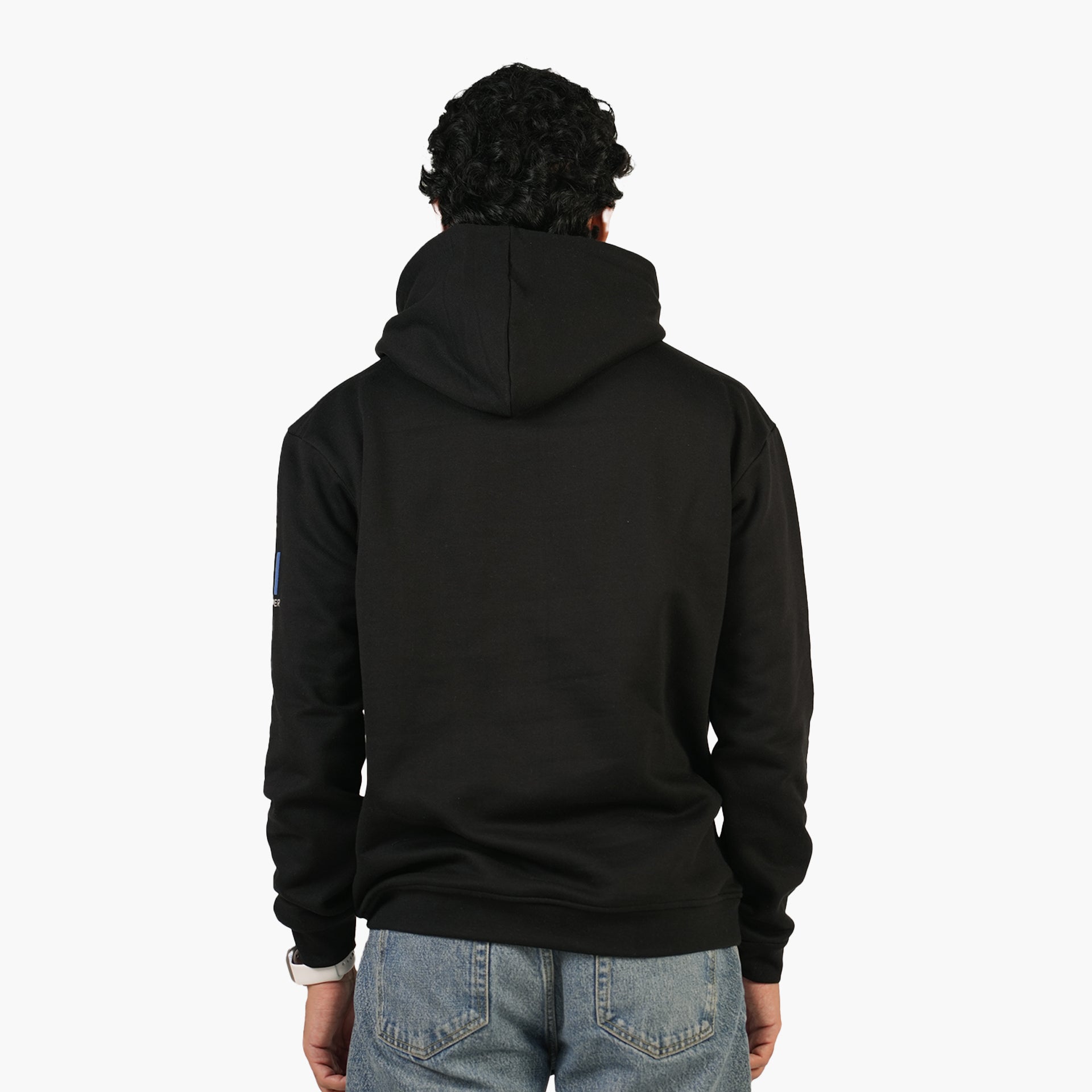 Unisex Black Pop Drums Splash Hoodie - WiLLSPER