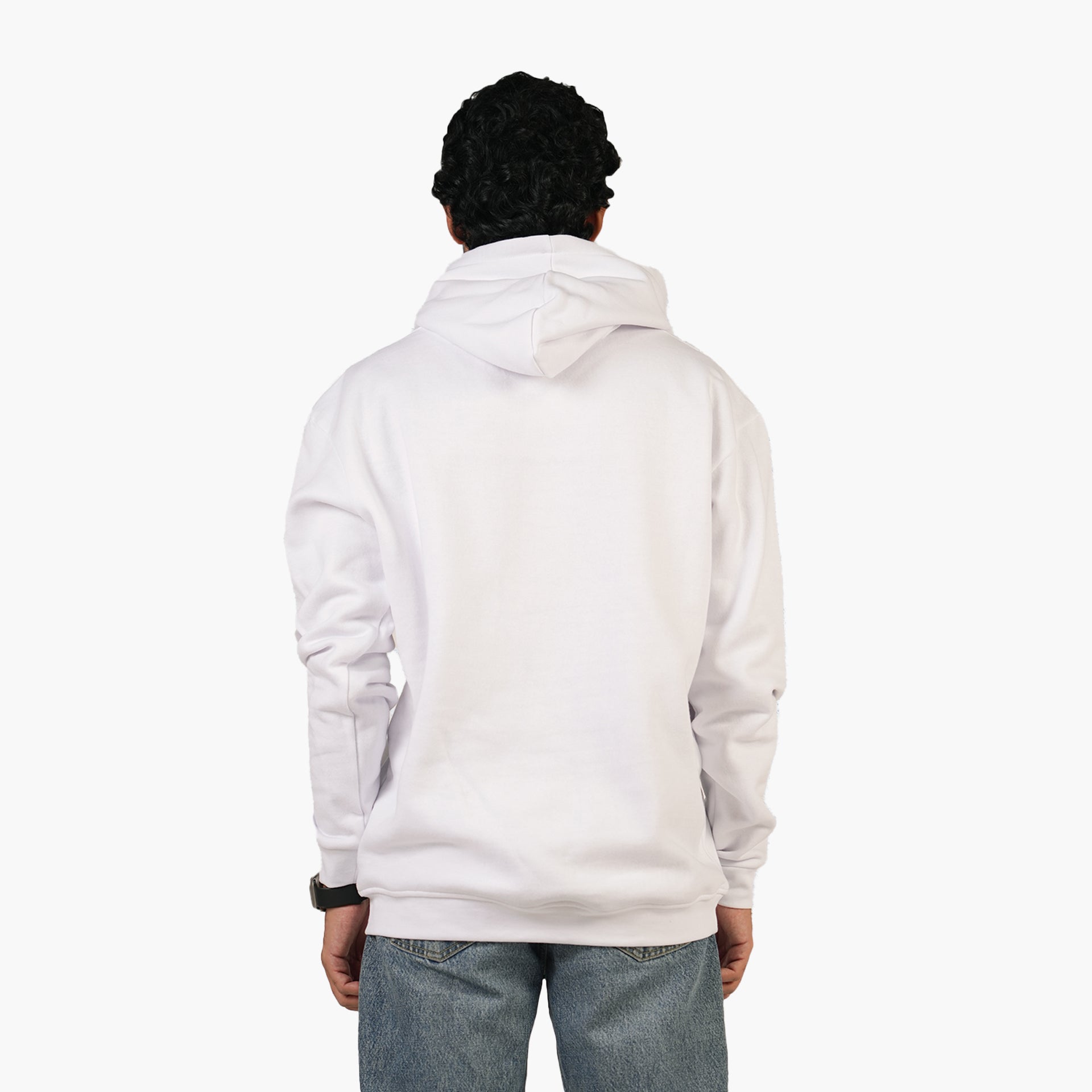 Unisex White Pop Drums Splash Hoodie - WiLLSPER