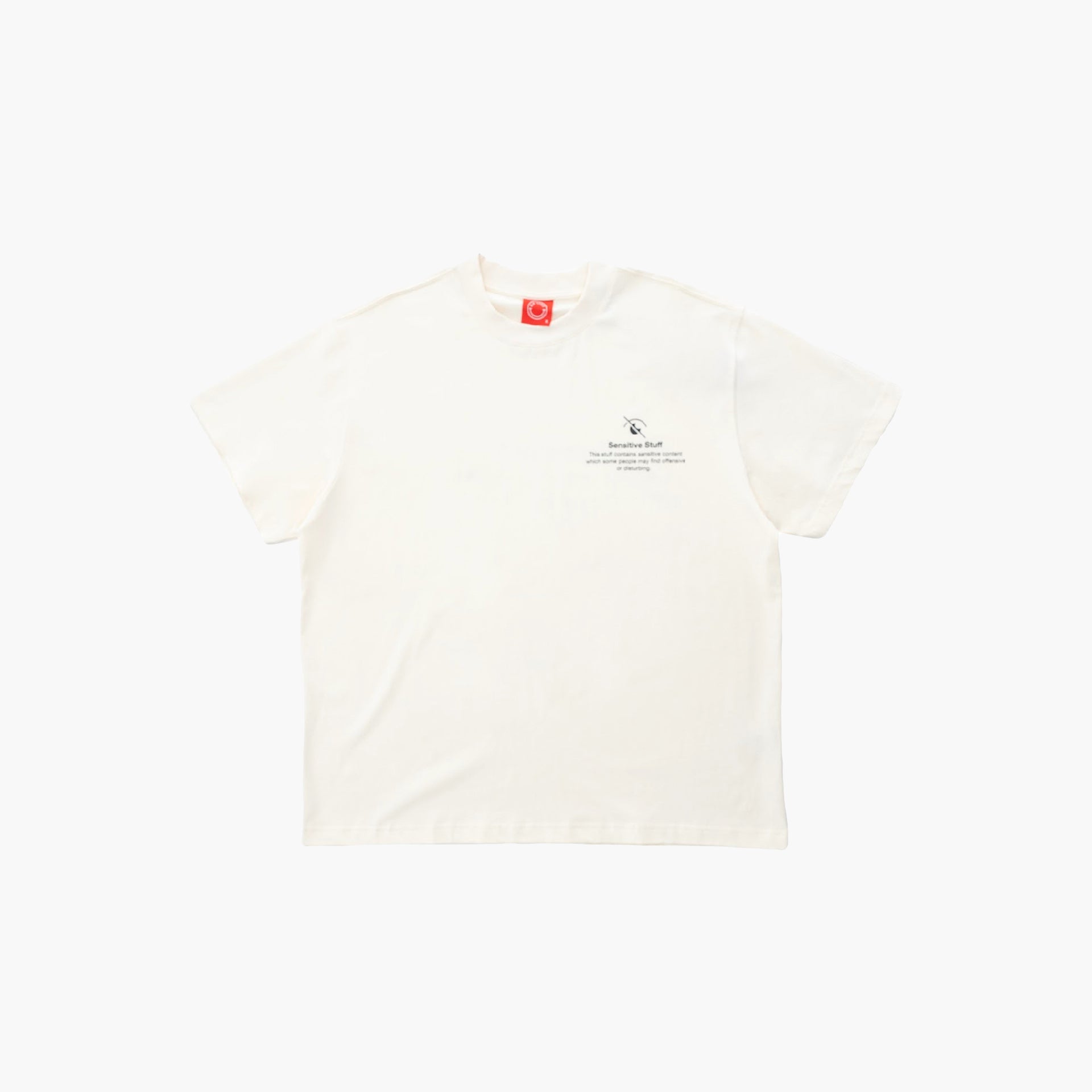 Unisex White "Sensitive Stuff" T-shirt by Re Live