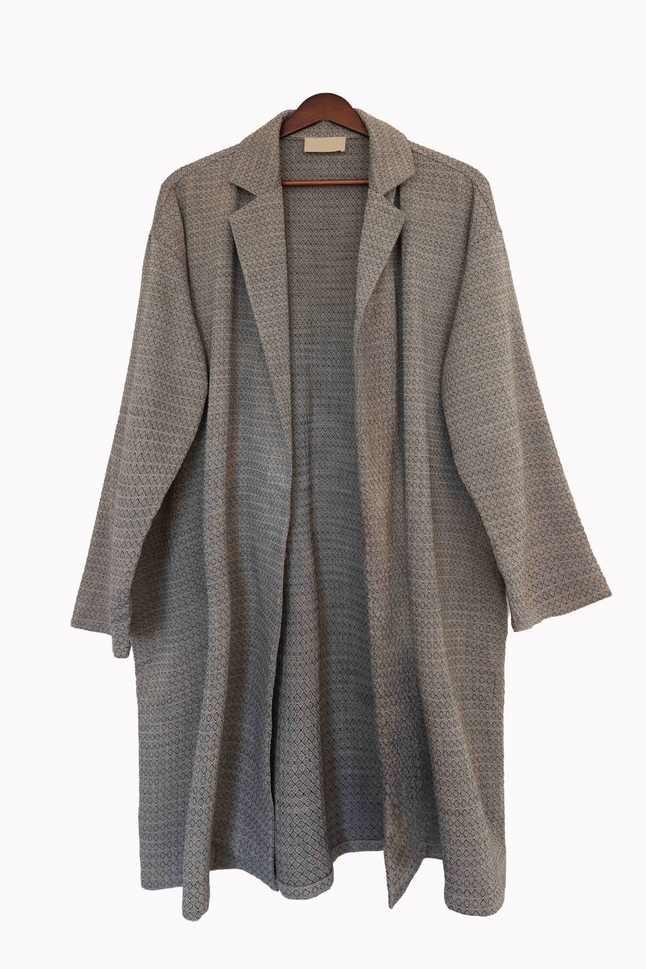Grey 3/4 Sleeves Robe by AARC55