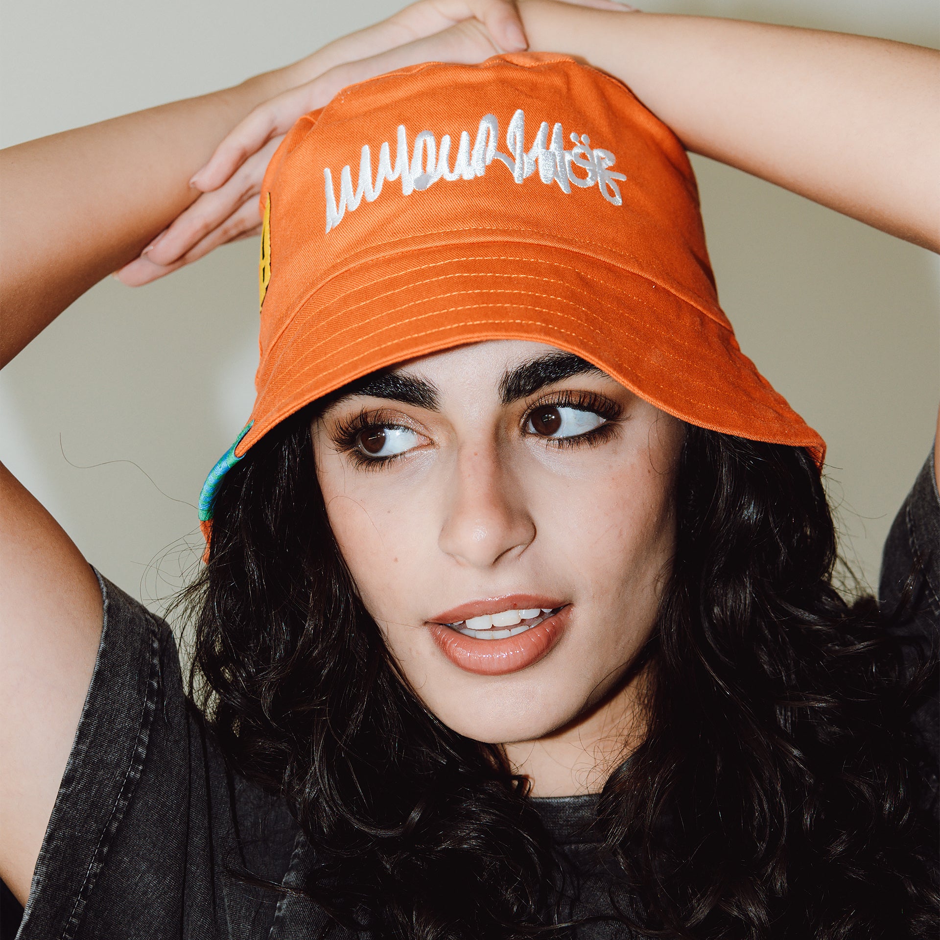 Orange Recycle Bucket Hat By In Your Shoe