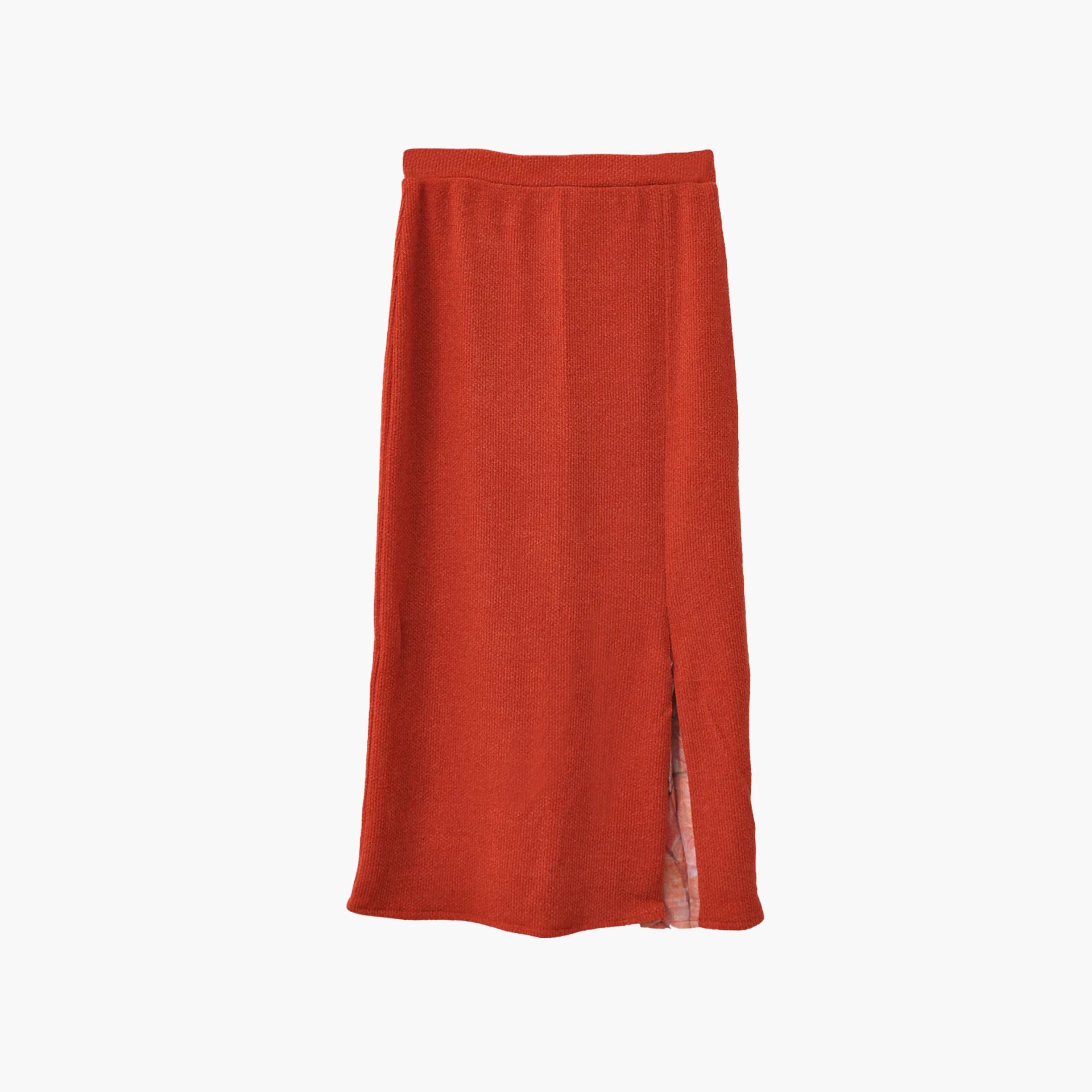 Subtle Comfort Skirt in Brick Wild Flora by FUFA