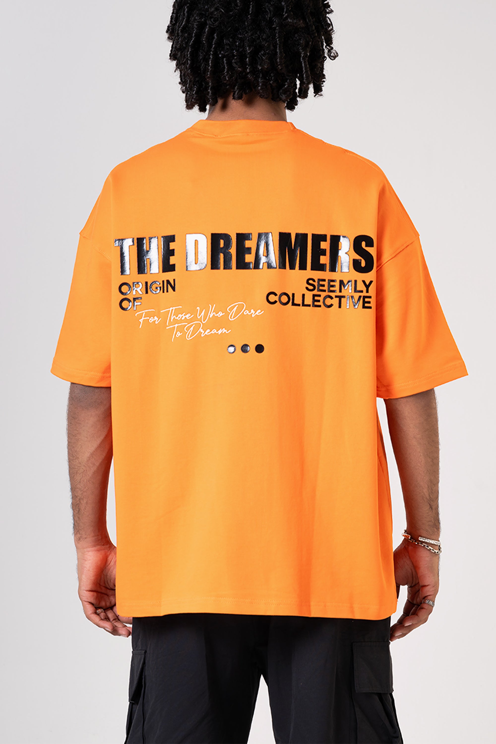 Orange Unisex The Dreamer T-shirt by Seemly