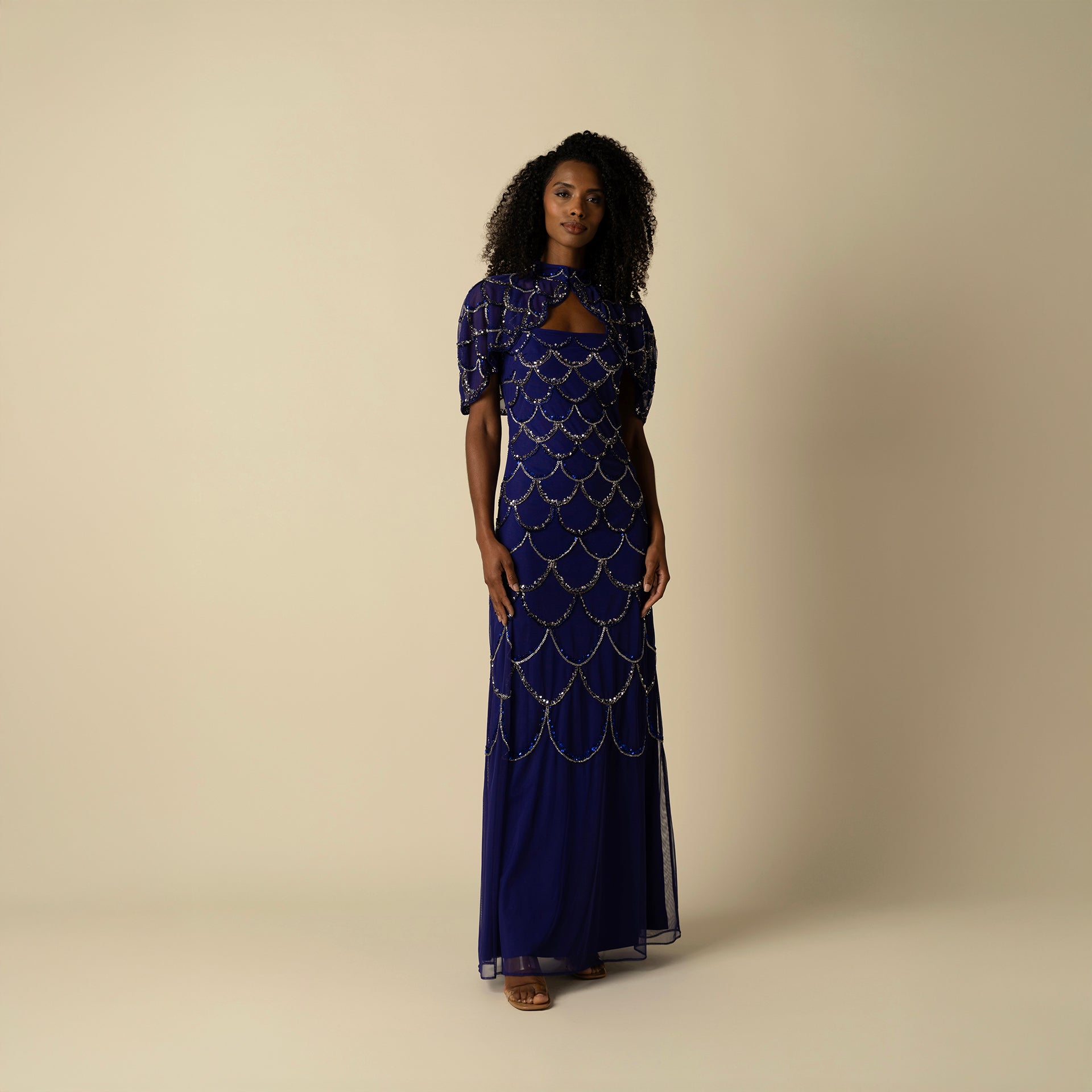 Blue Katherine Gown by Raishma