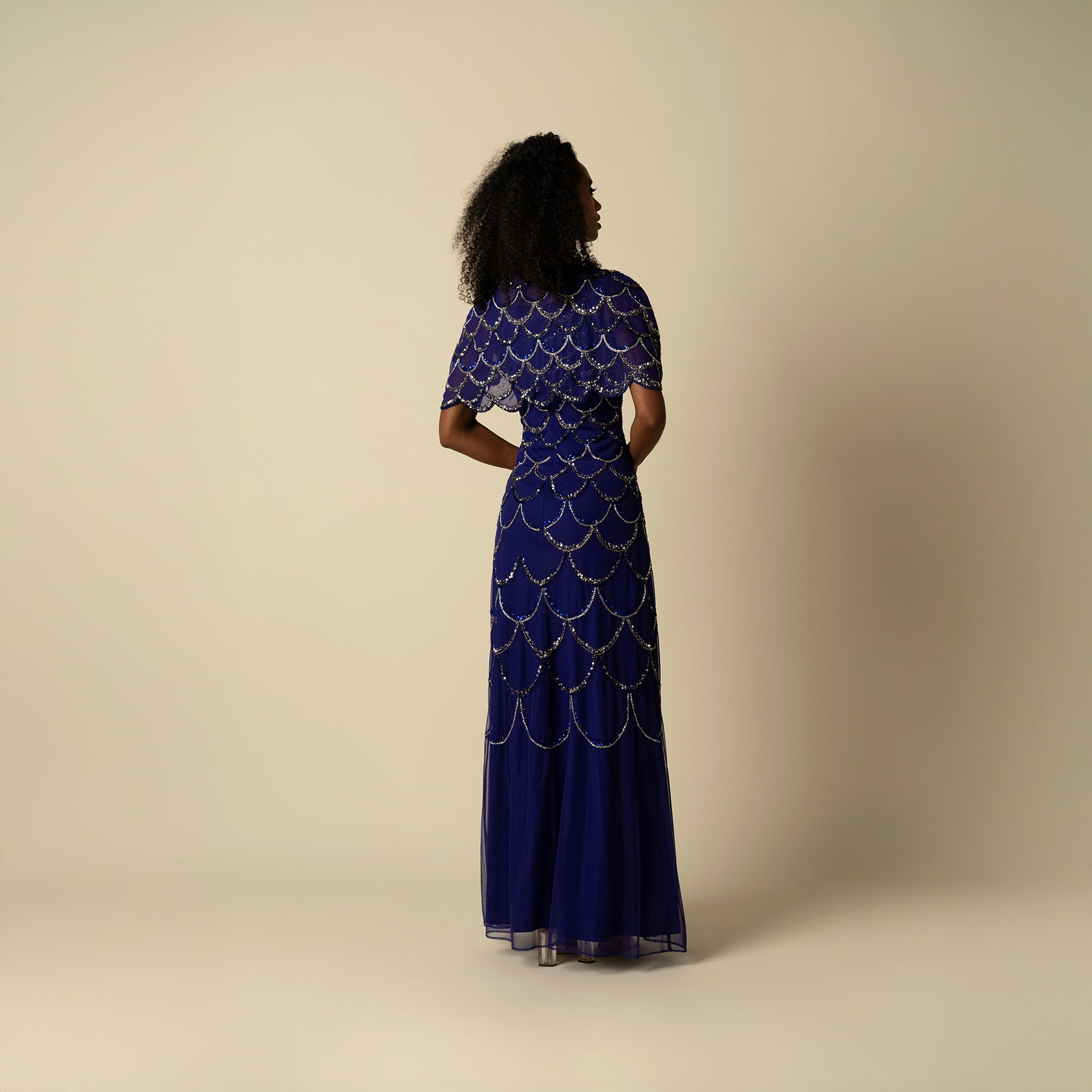 Blue Katherine Gown by Raishma